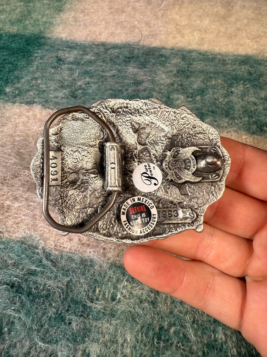 Vintage Carnival Clown Belt Buckle