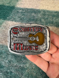 Vintage Country Music Belt Buckle