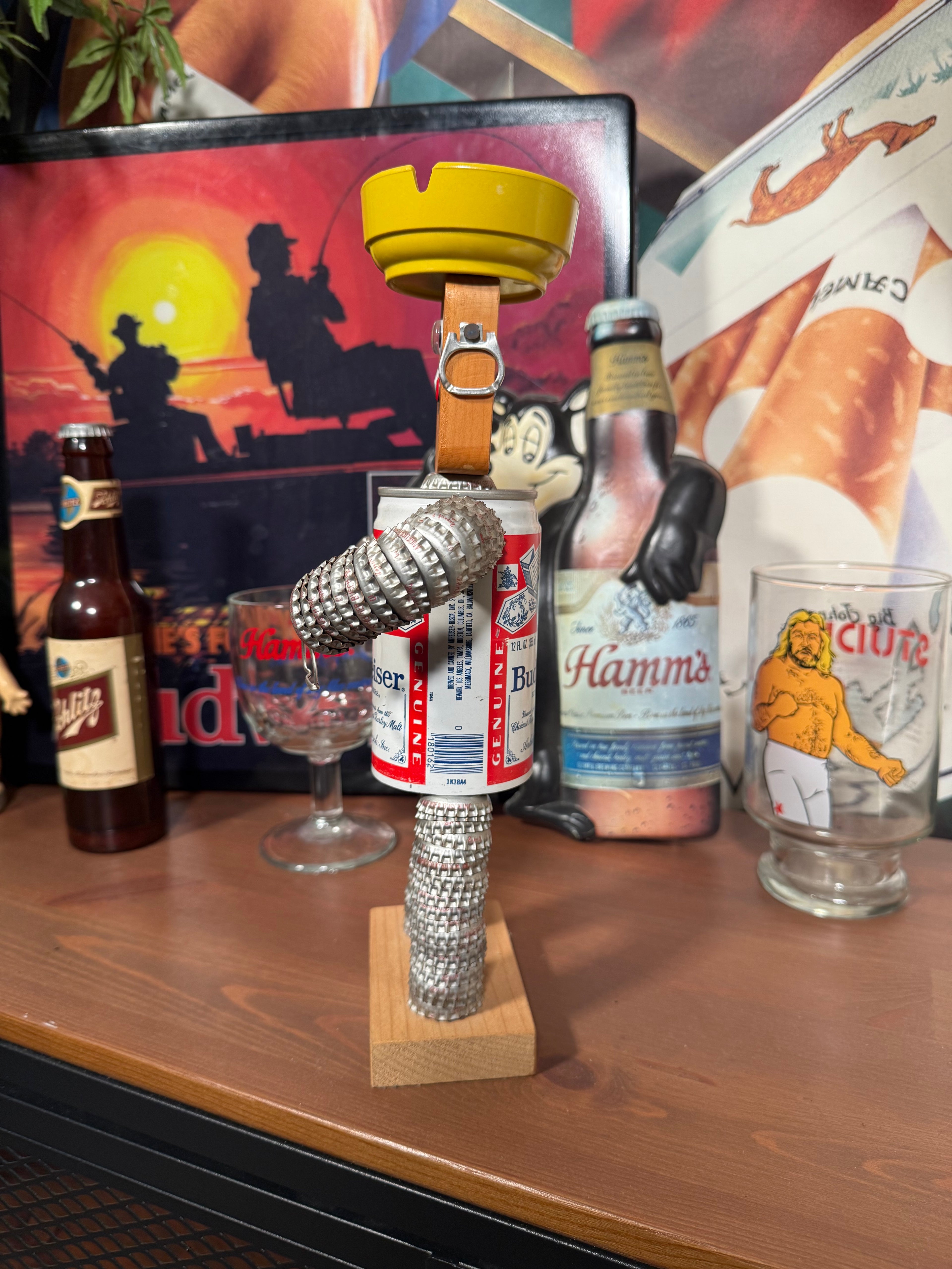 Vintage Budweiser Can Robot