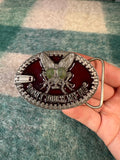 Vintage Don’t Touch My Fly Belt Buckle
