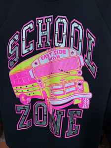 Vintage Late 80s Bejeweled School Zone Crewneck (WS)