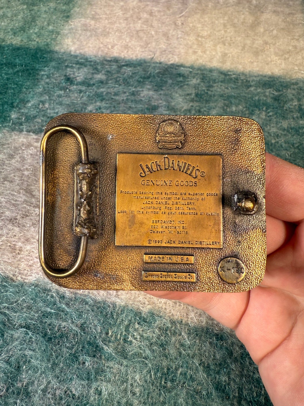 Vintage Jack Daniels Logo Belt Buckle