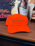 Vintage 2001 Budweiser Orange Snapback Hat