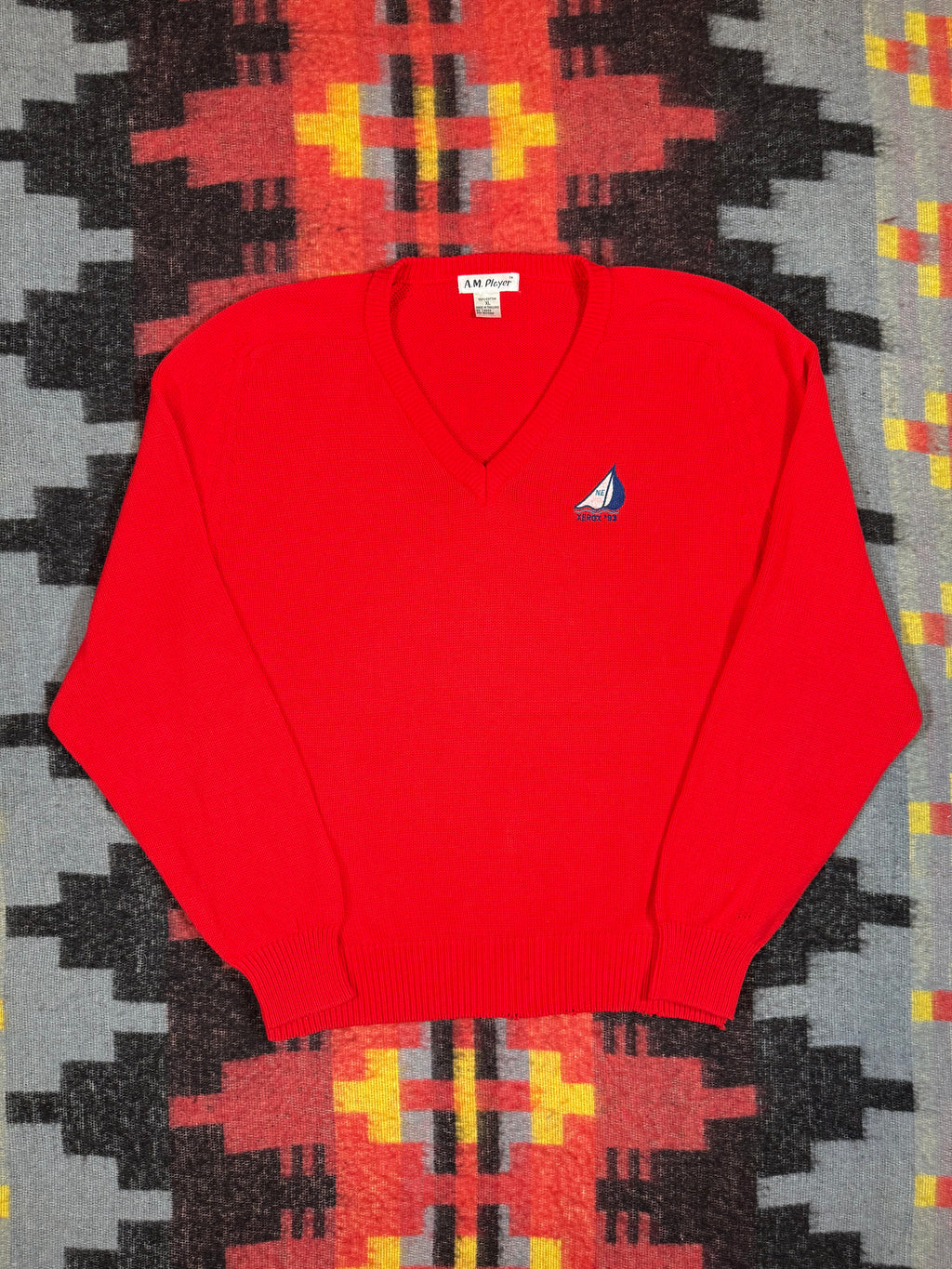 Vintage 1993 Xerox Boat Knit Sweater (XL)
