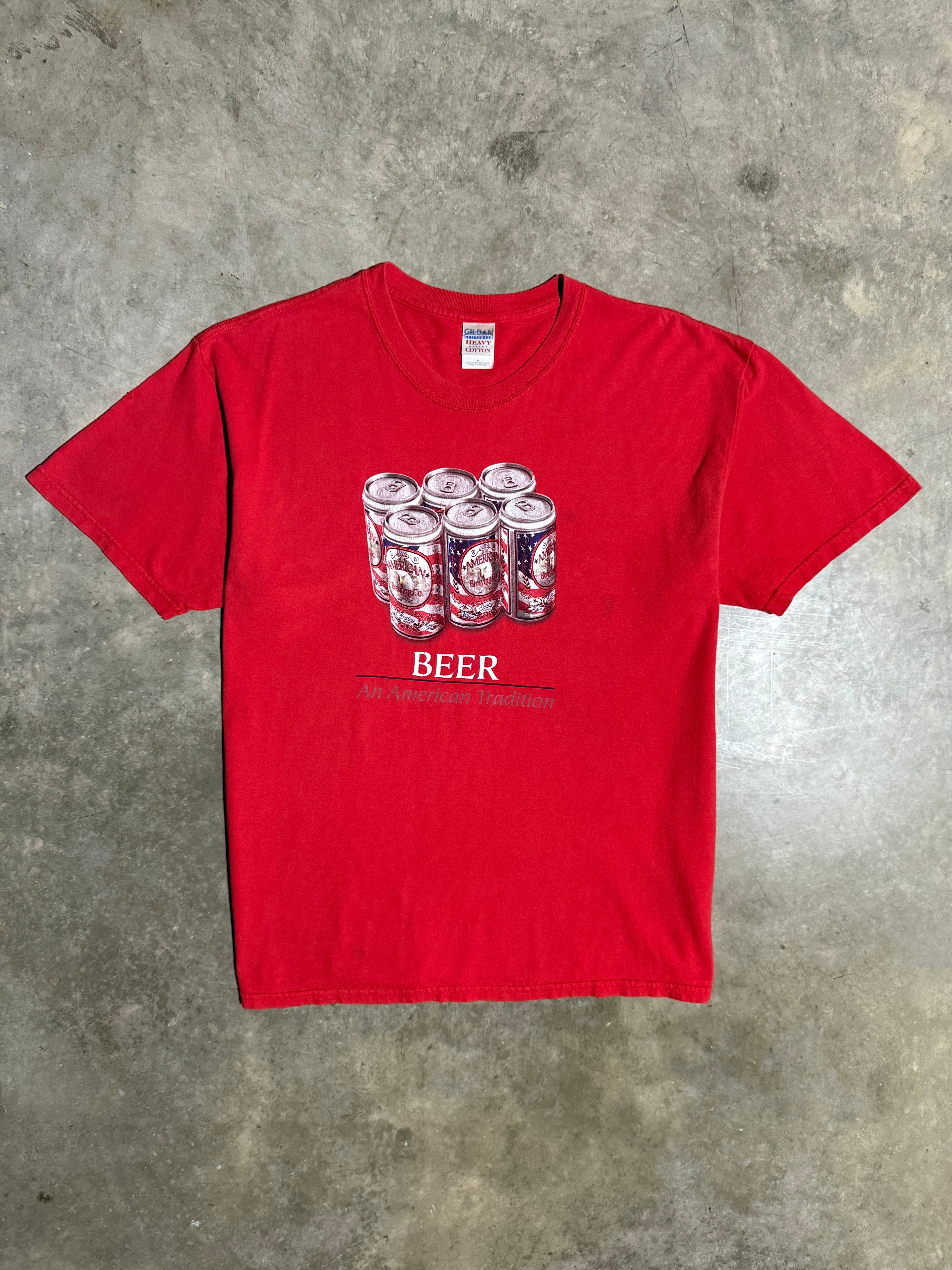 Vintage 2000s Beer An American Tradition T-Shirt (XL)