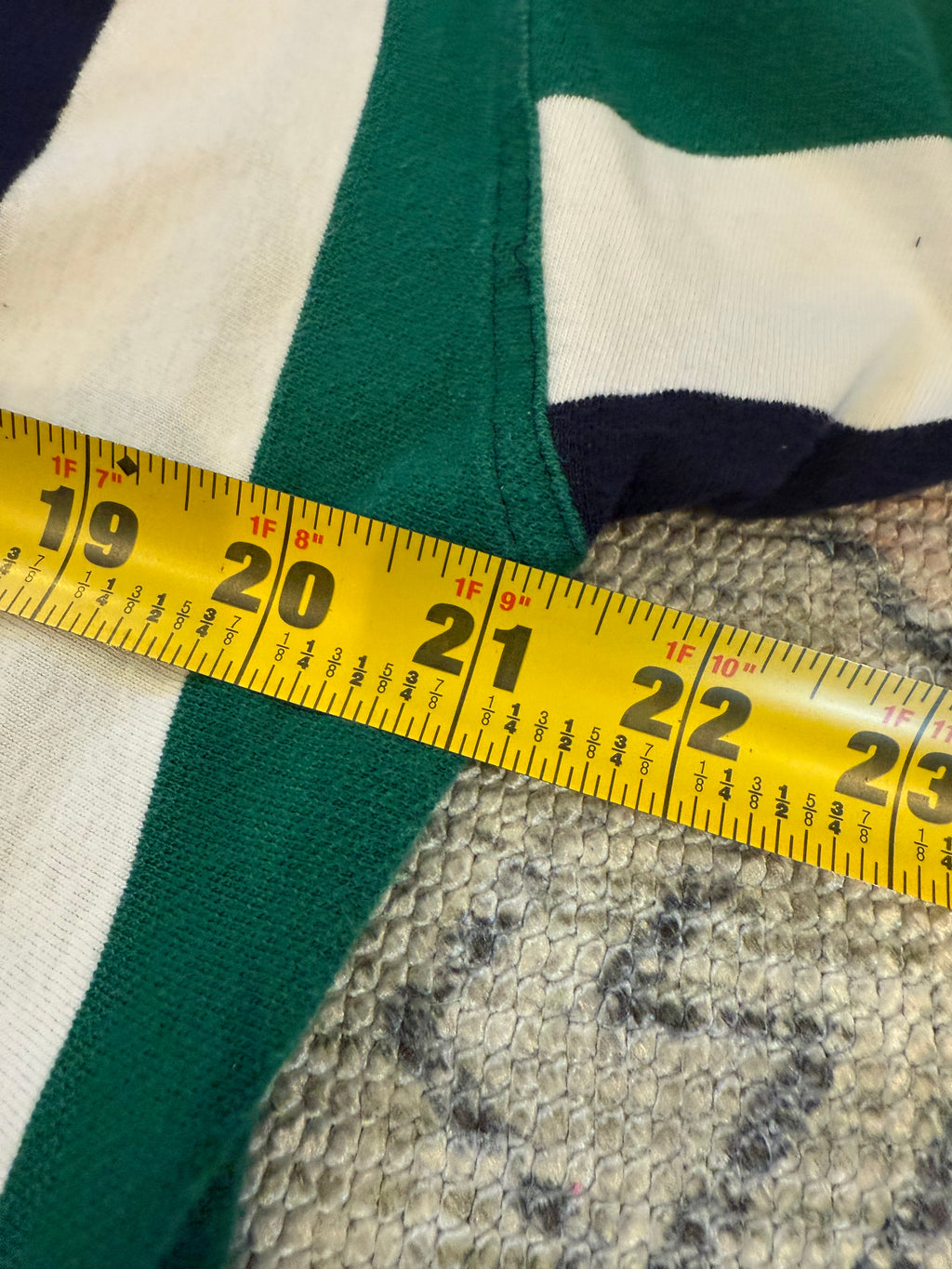 Vintage Sienfried Striped Polo Shirt (L Long)