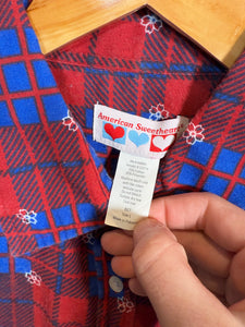 Vintage American Sweetheart Red Flannel (WL)