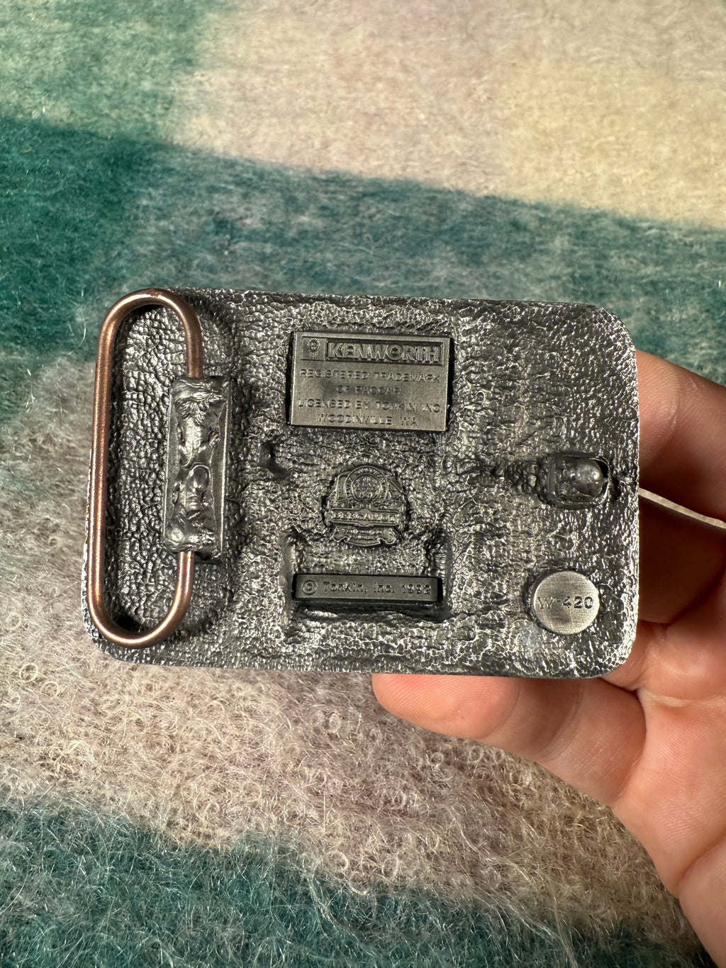 Vintage Kenworth Truck Belt Buckle