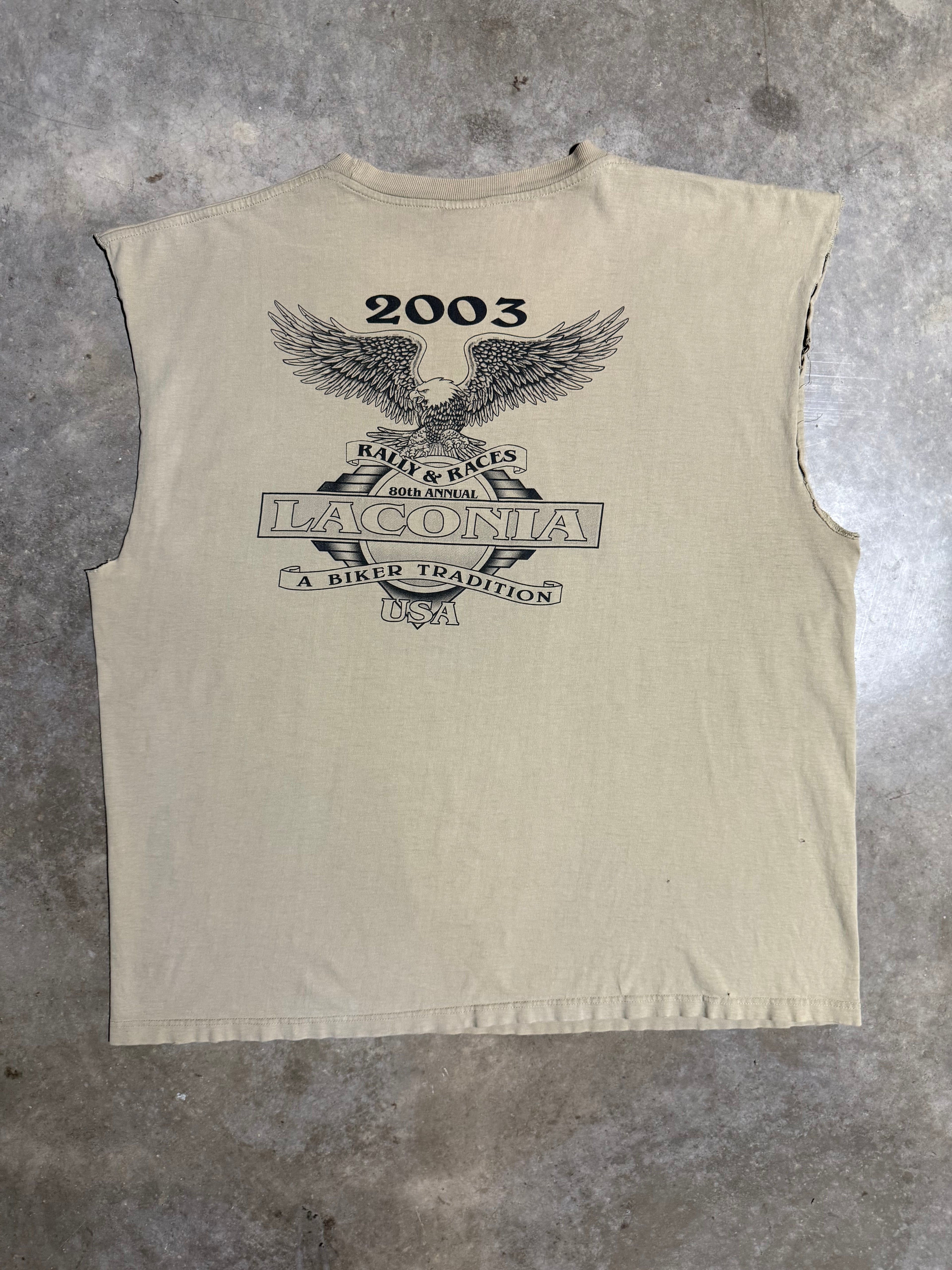 Lot of 2 Vintage Distressed Harley/Biker Shirts (3XL)
