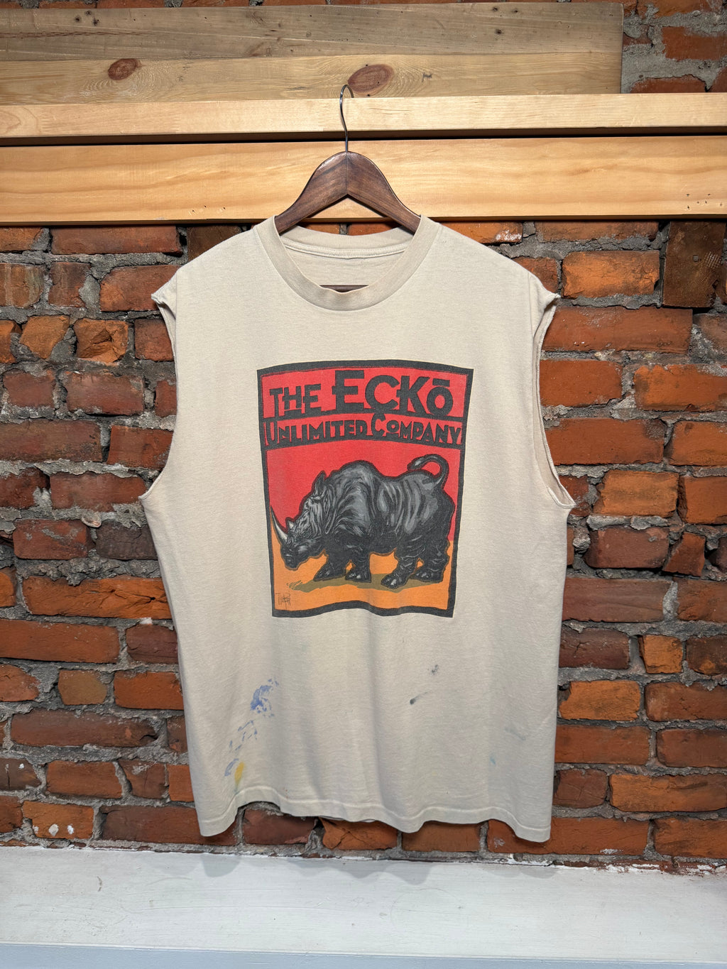 Vintage Ecko Unlimited Rhino Cutoff T-Shirt (XL)