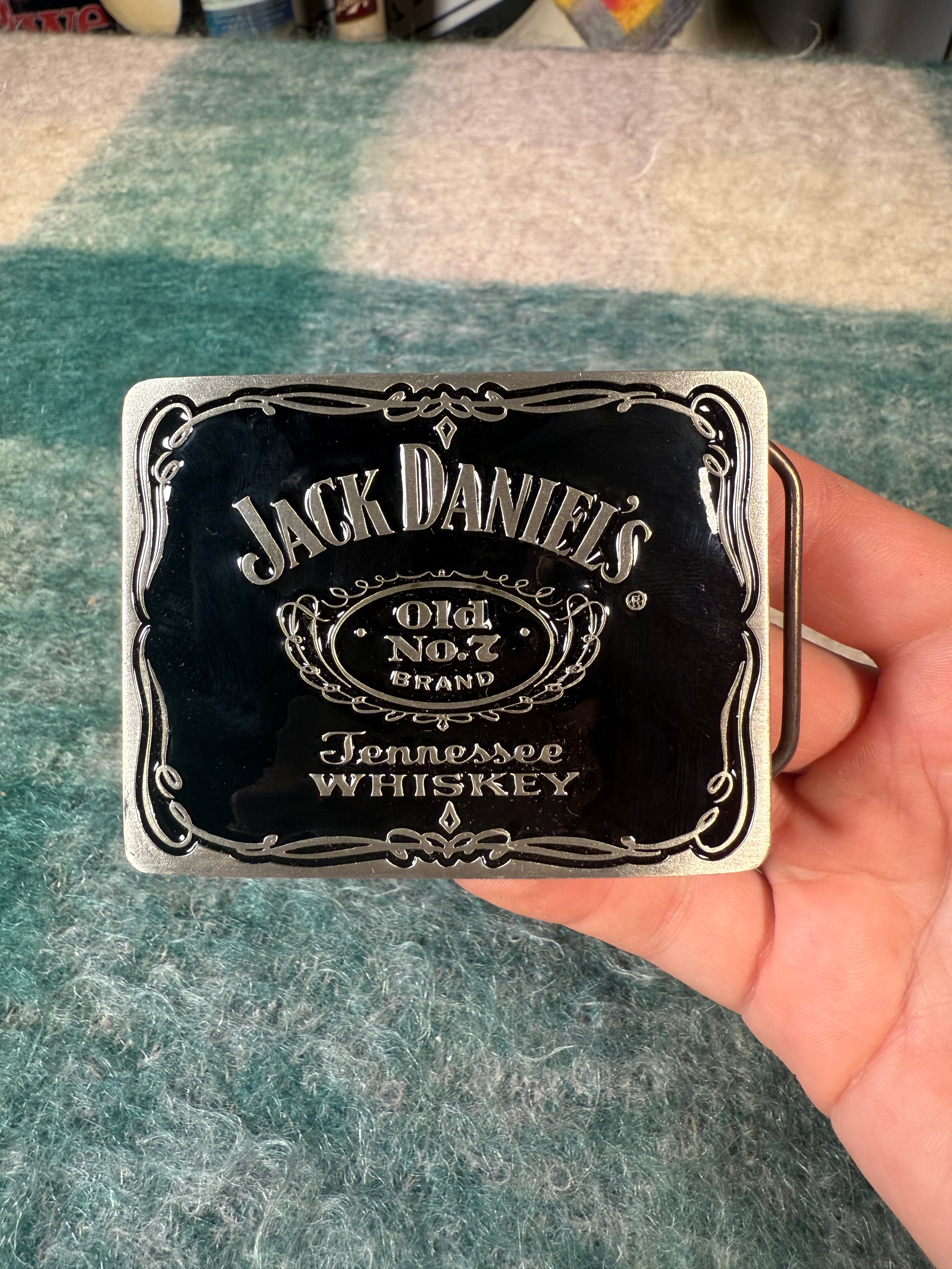 2005 Jack Daniels Whiskey Logo Belt Buckle