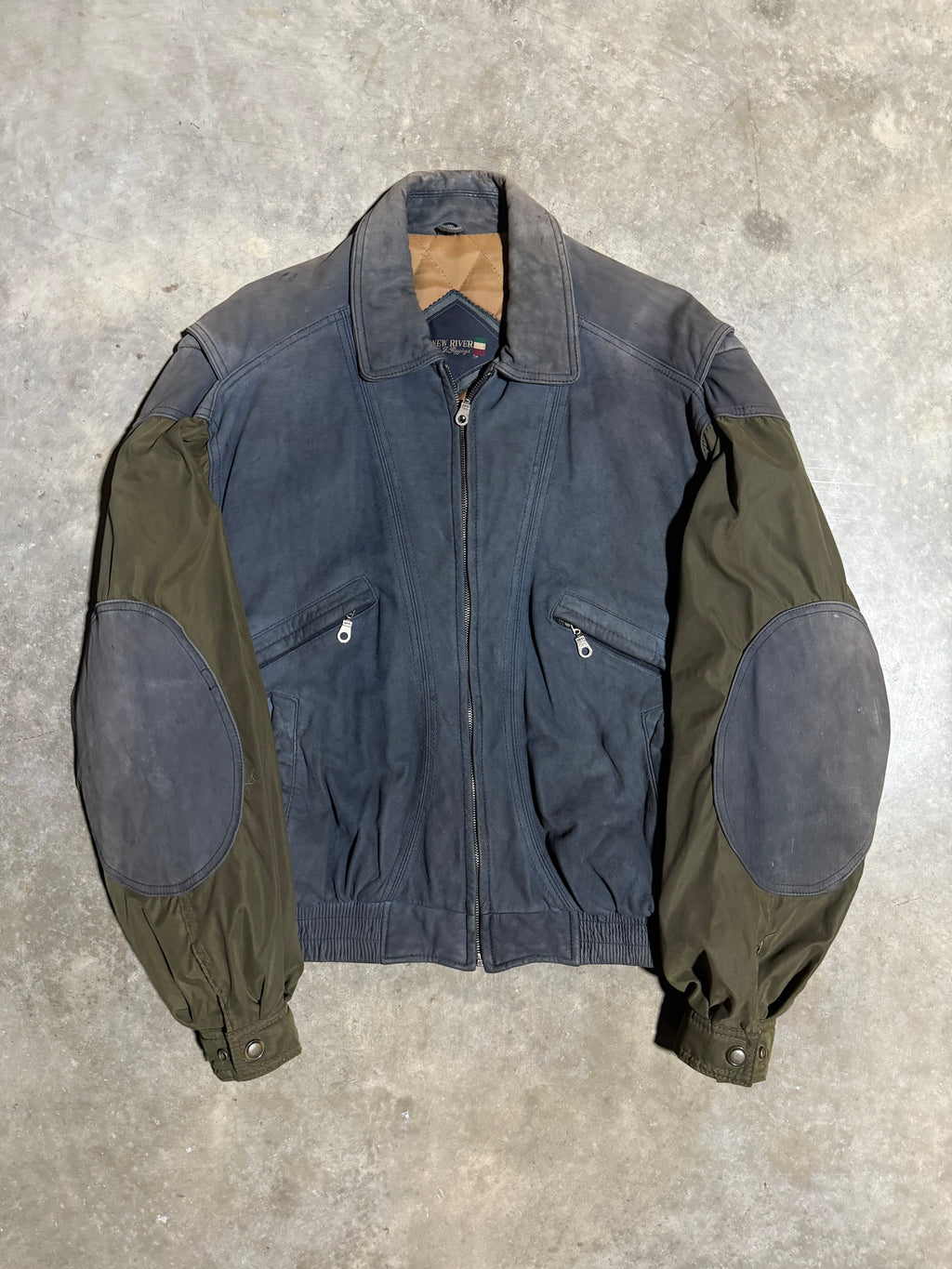 Vintage New River Flannel Back Jacket (M)