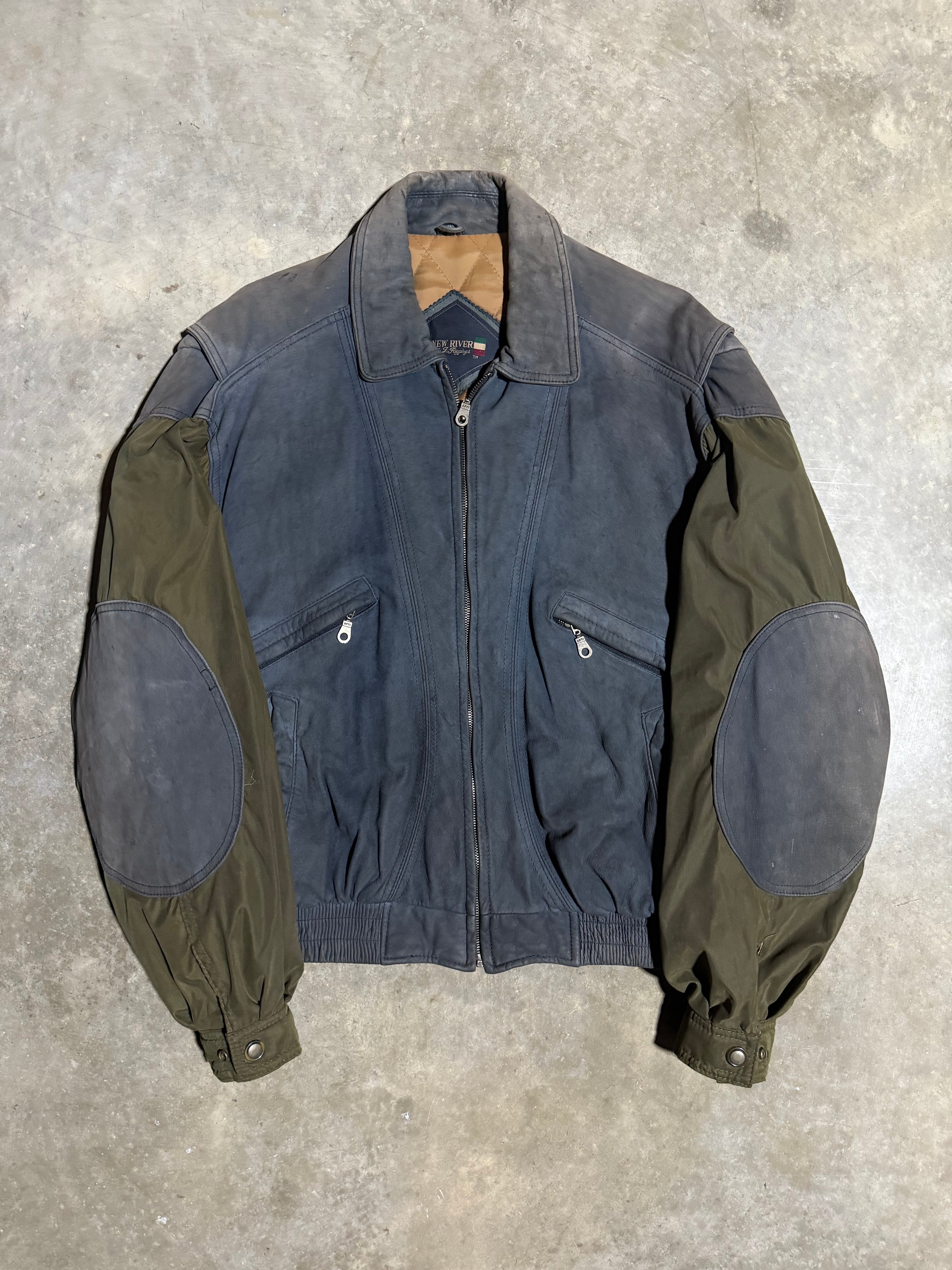 Vintage New River Flannel Back Jacket (M)