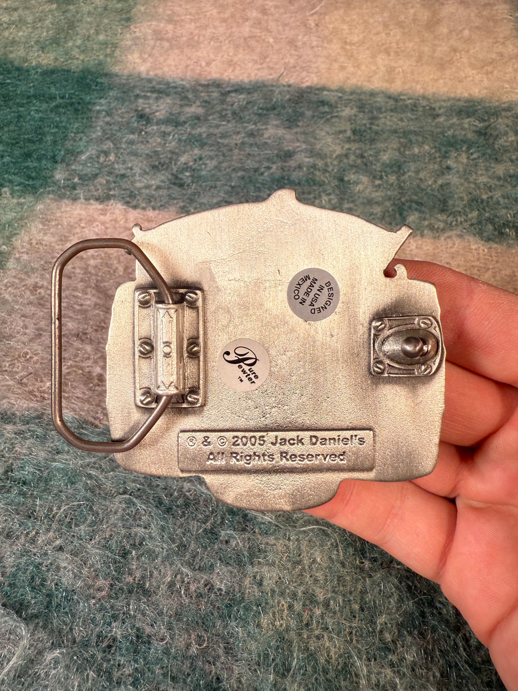 2005 Jack Daniels Whiskey Barrel Belt Buckle