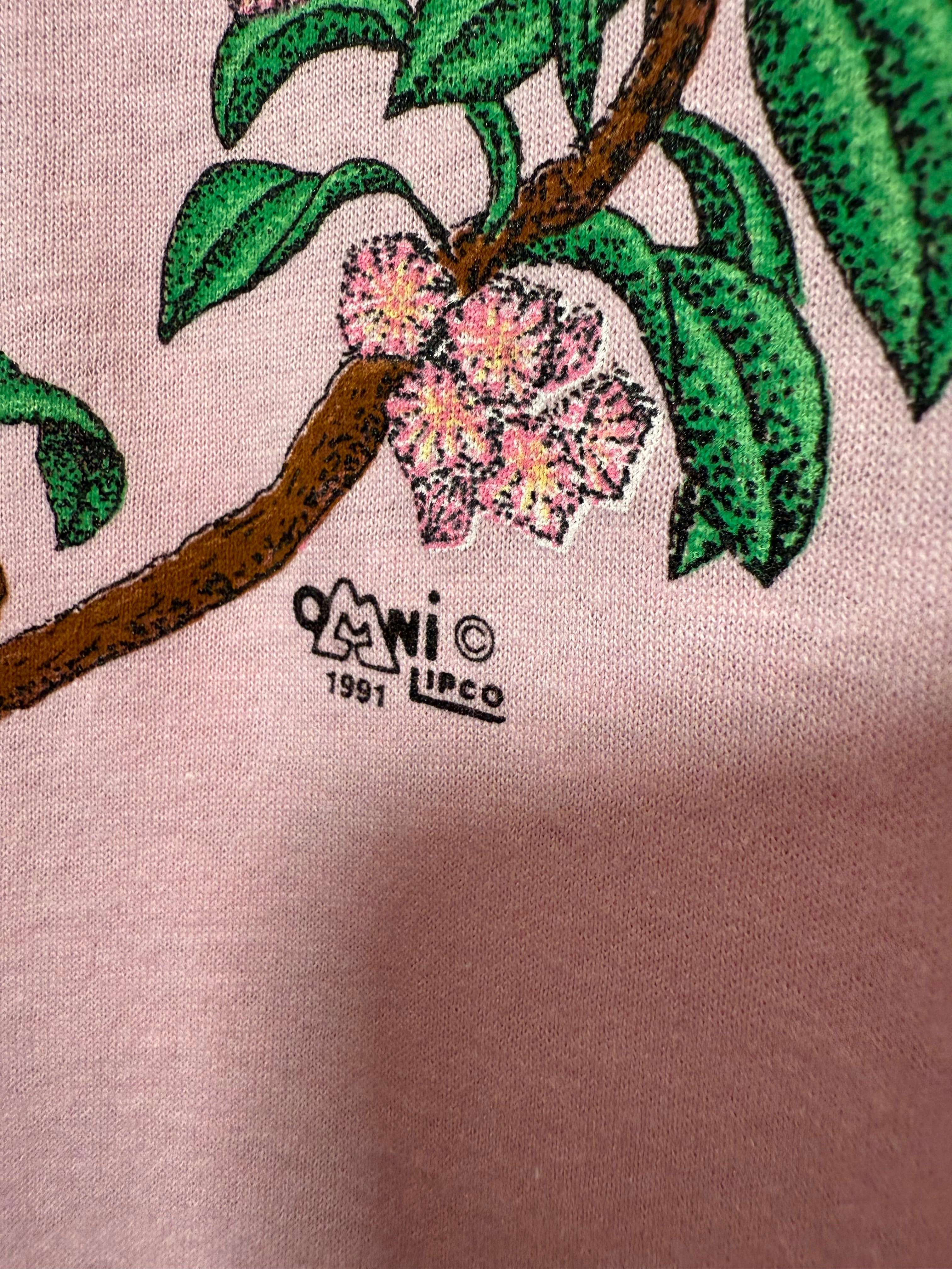Vintage 1991 Pink Pheasant T-Shirt (M)