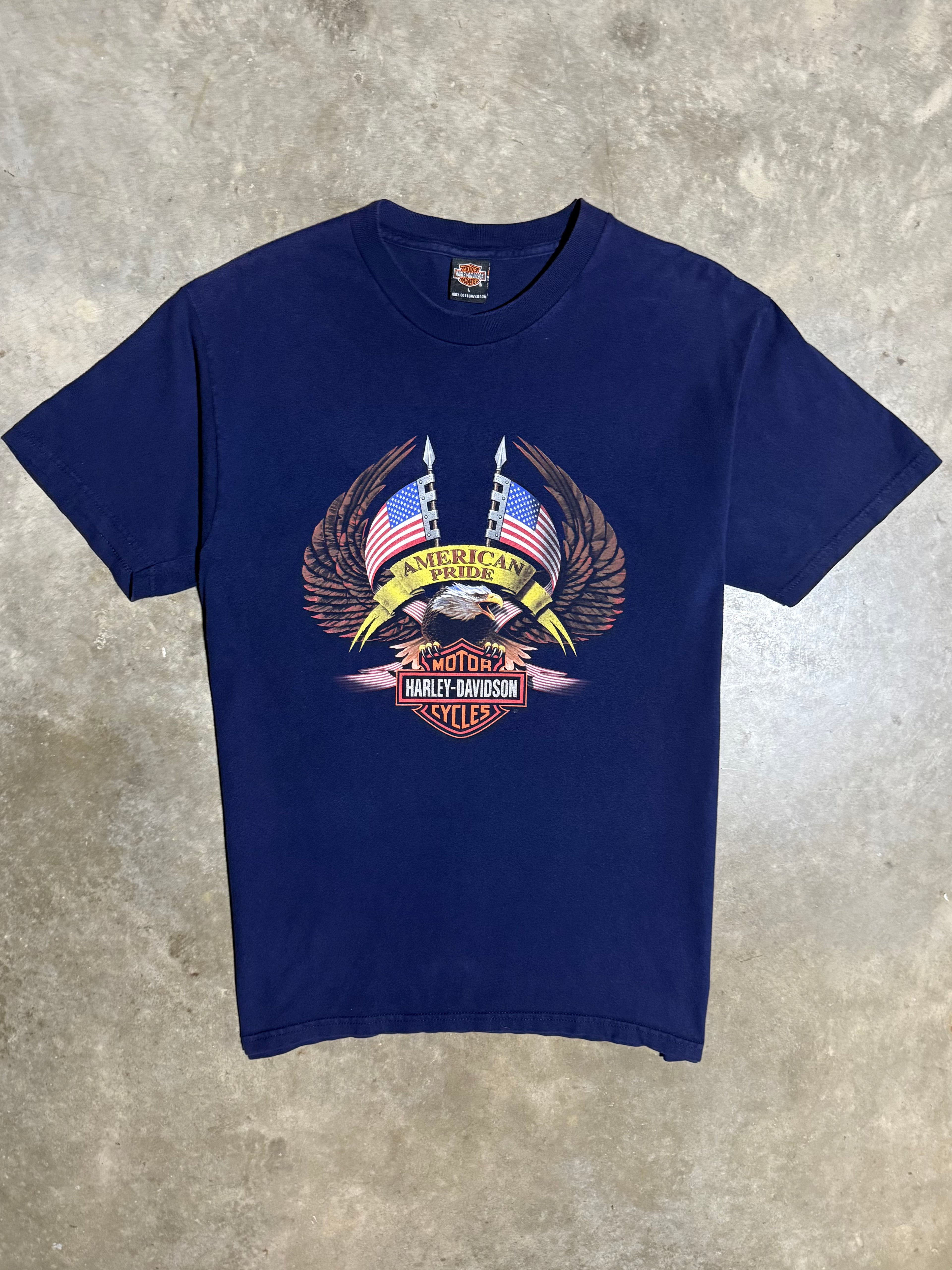 Vintage Harley Davidson American Pride T-Shirt (L)