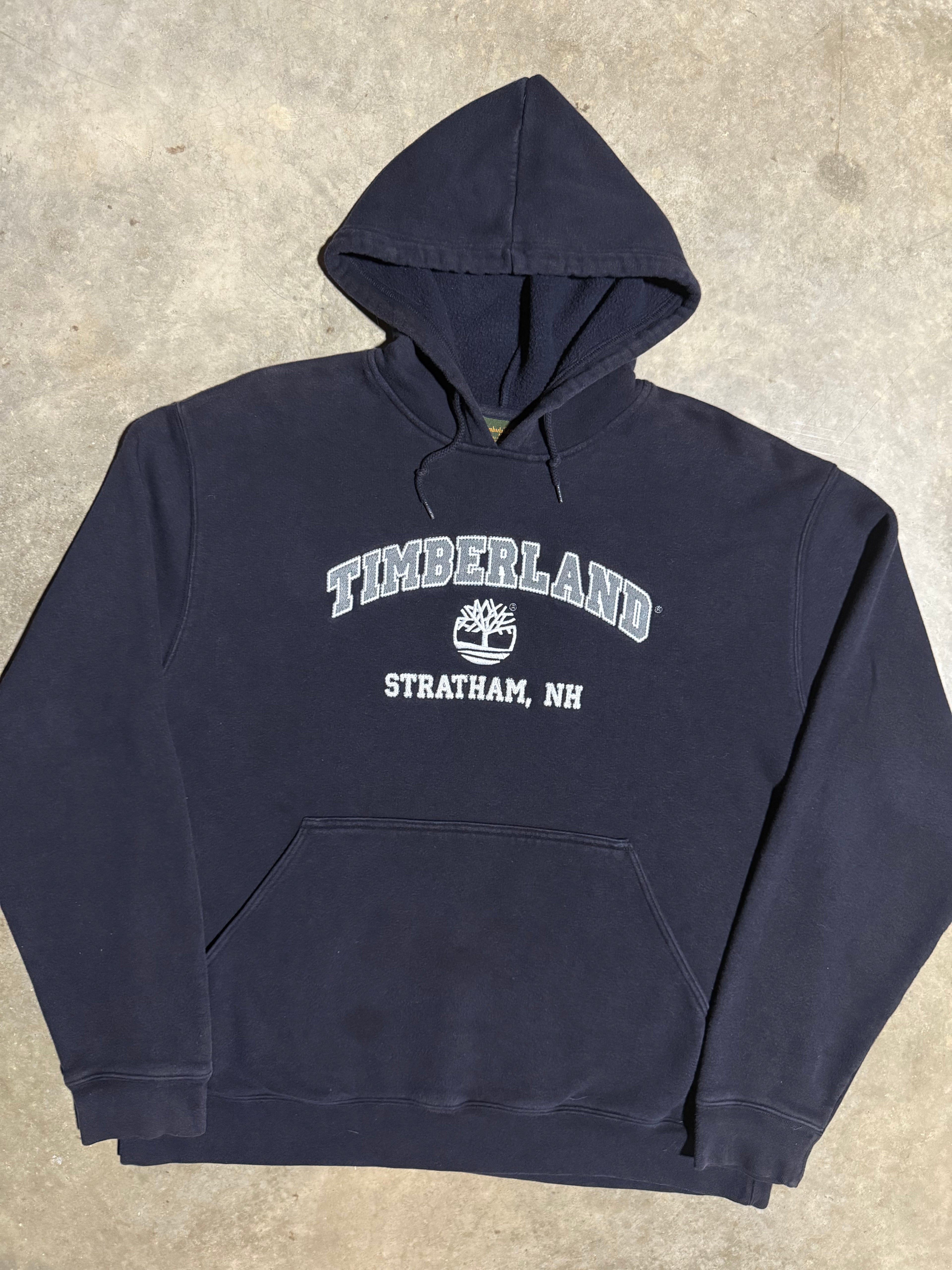 Vintage Timberland Embroidered Hoodie(M)