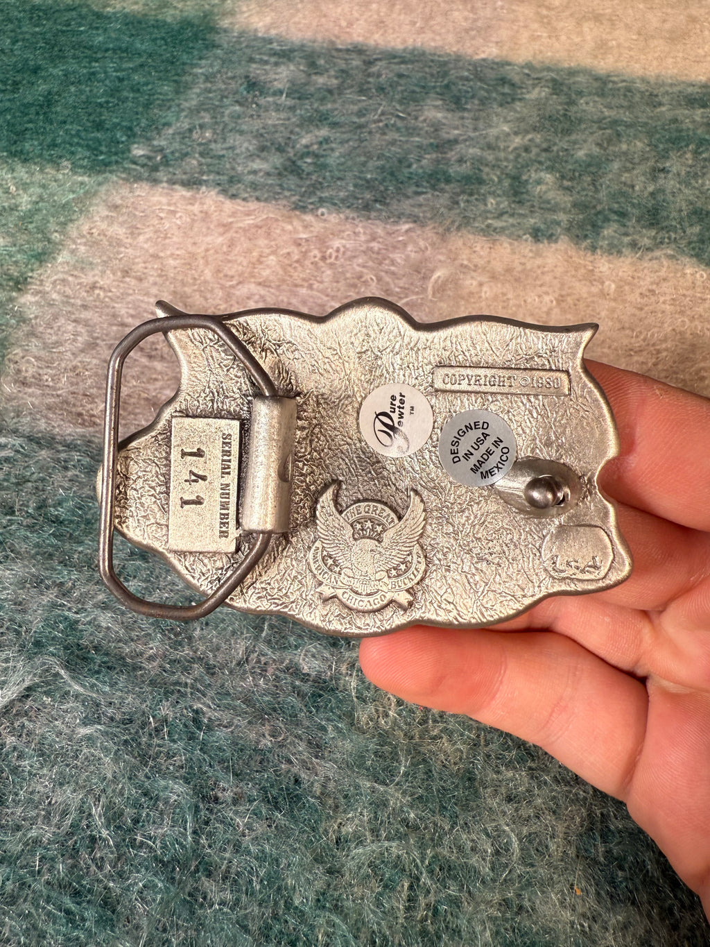 Vintage Lone Star State Texas Belt Buckle