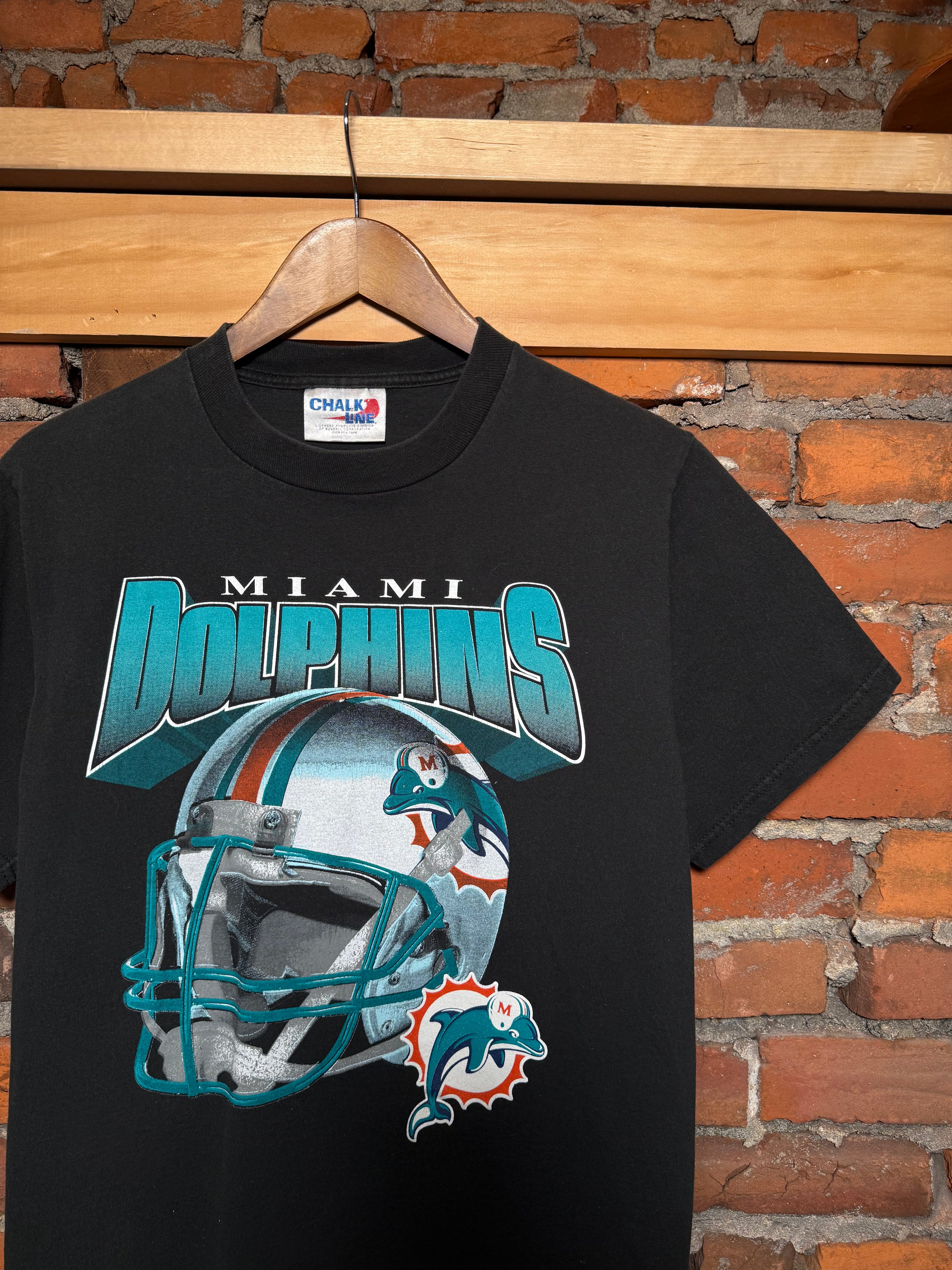 Vintage 90s Miami Dolphins Helmet T-Shirt (S)