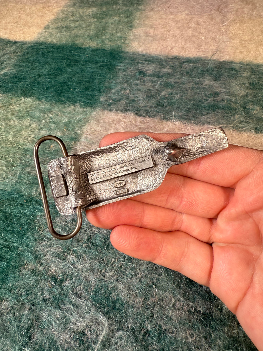 Vintage Jim Beam Bottle Belt Buckle