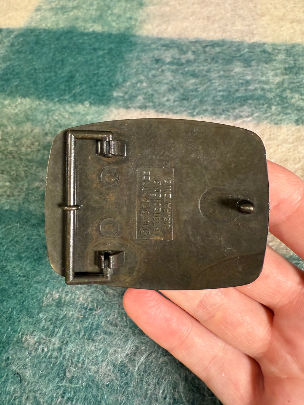 Vintage Doberman Belt Buckle