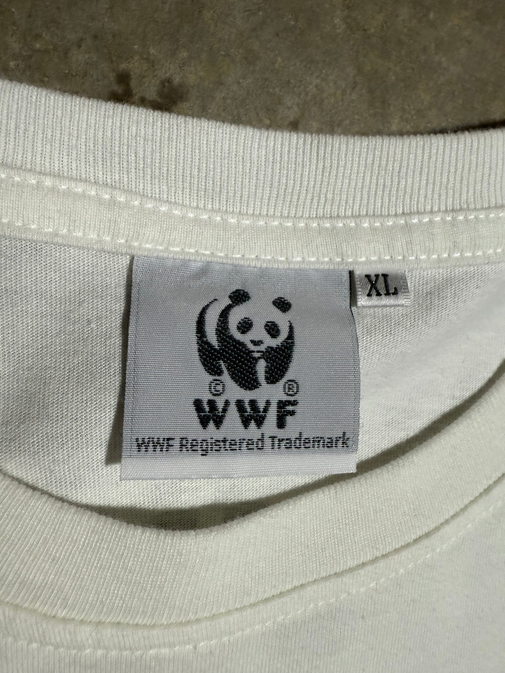 Vintage World Wildlife Fund Double Sided Elephant Tee (XL)