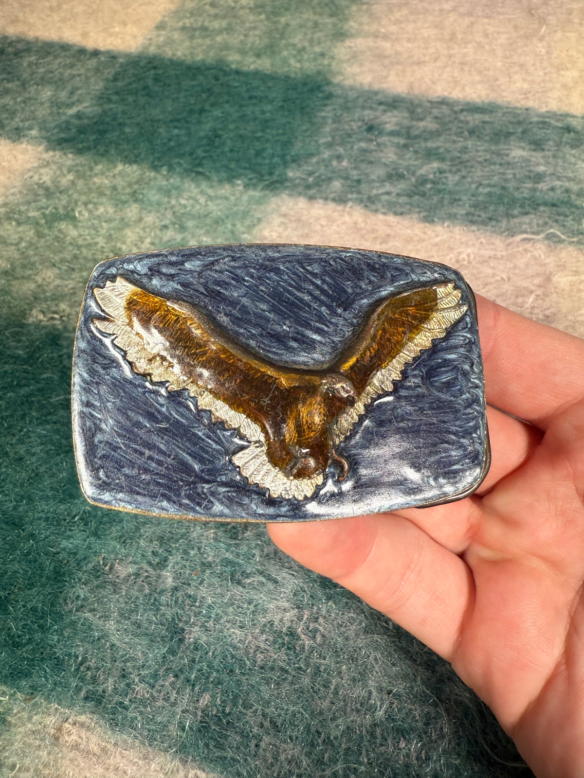 Vintage 70s Eagle Belt Buckle