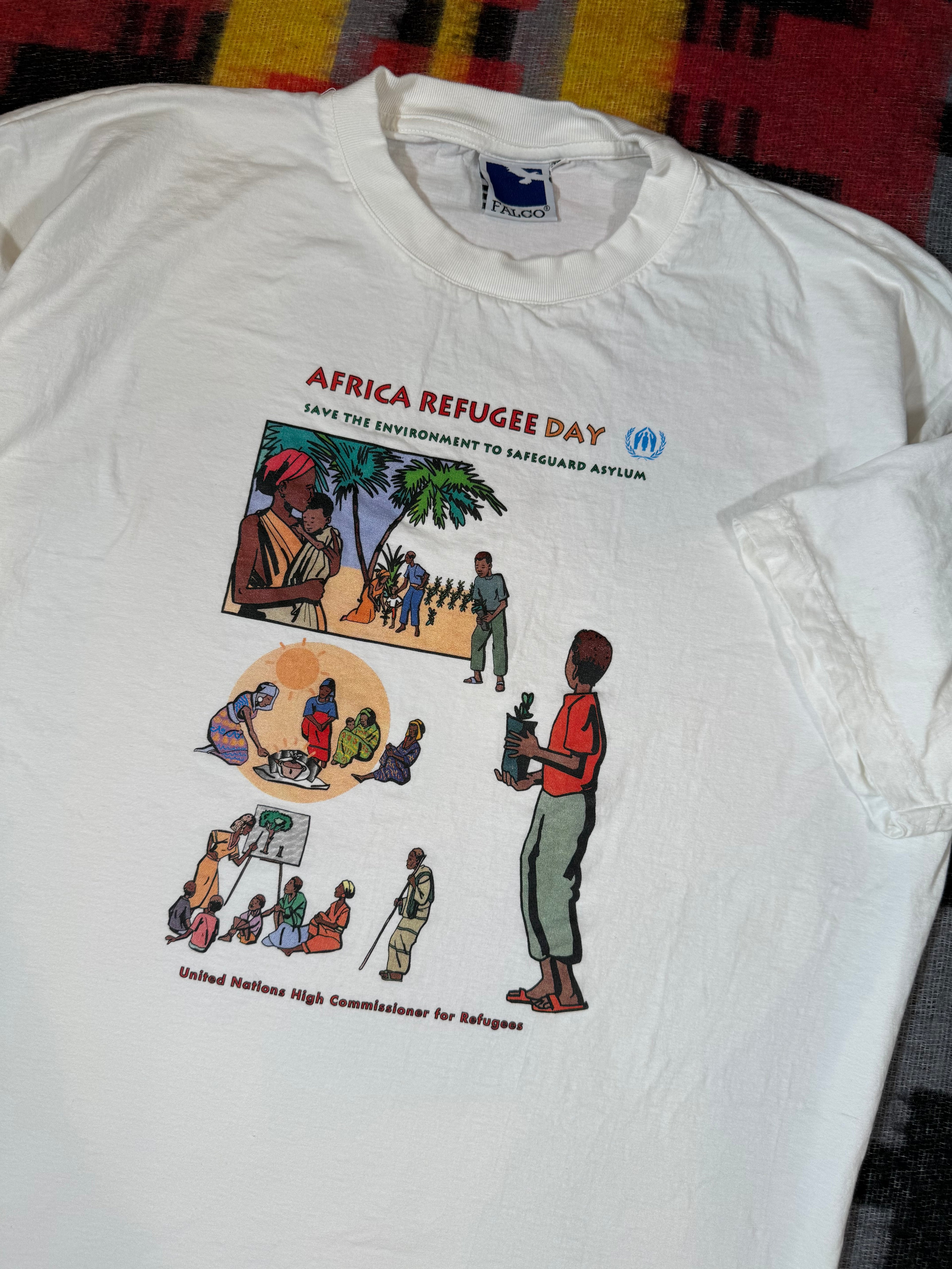 Vintage Africa Refugee Day Shirt (XL)
