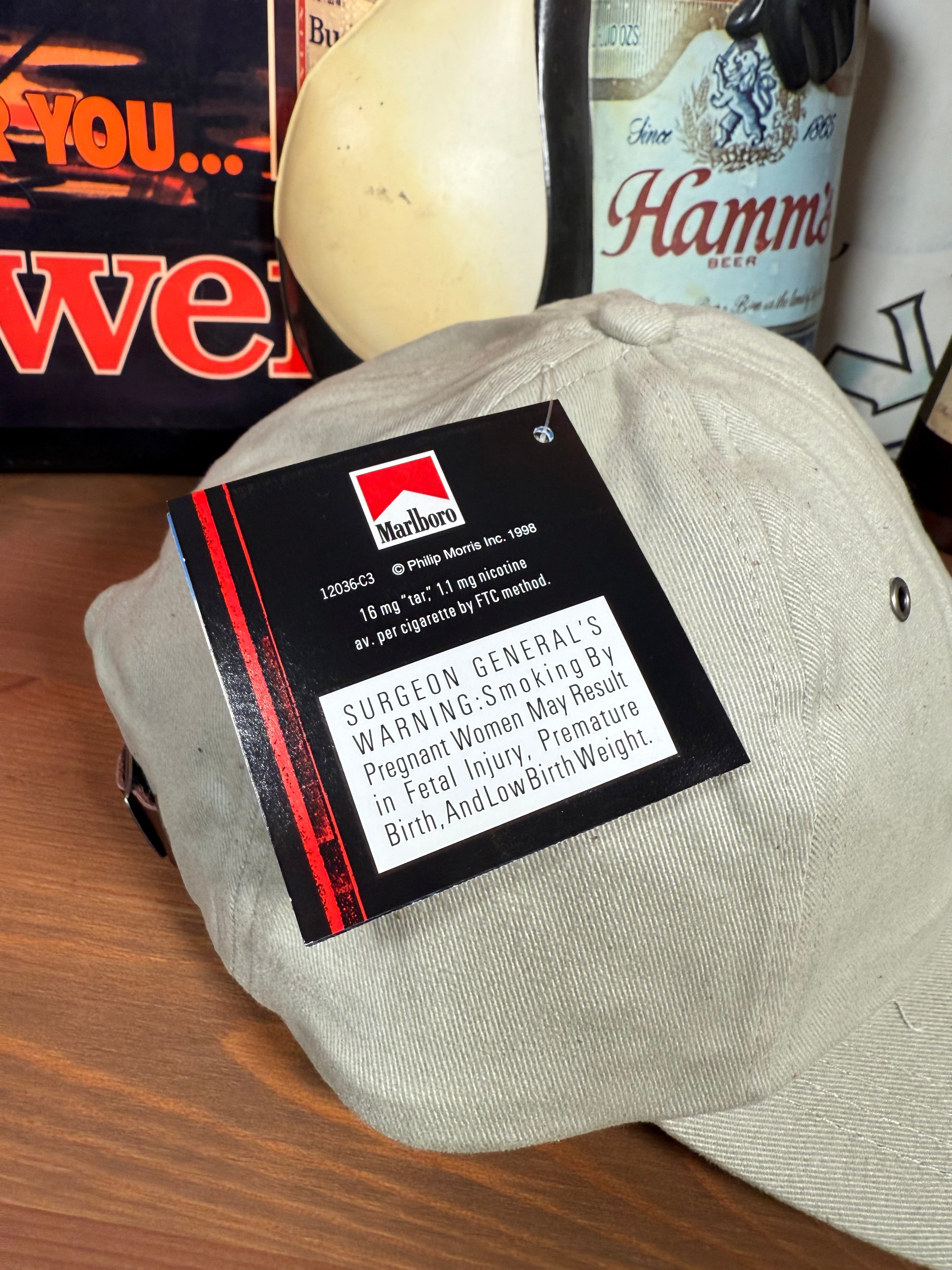 Vintage 1999 Marlboro Sun and Moon Grey Hat
