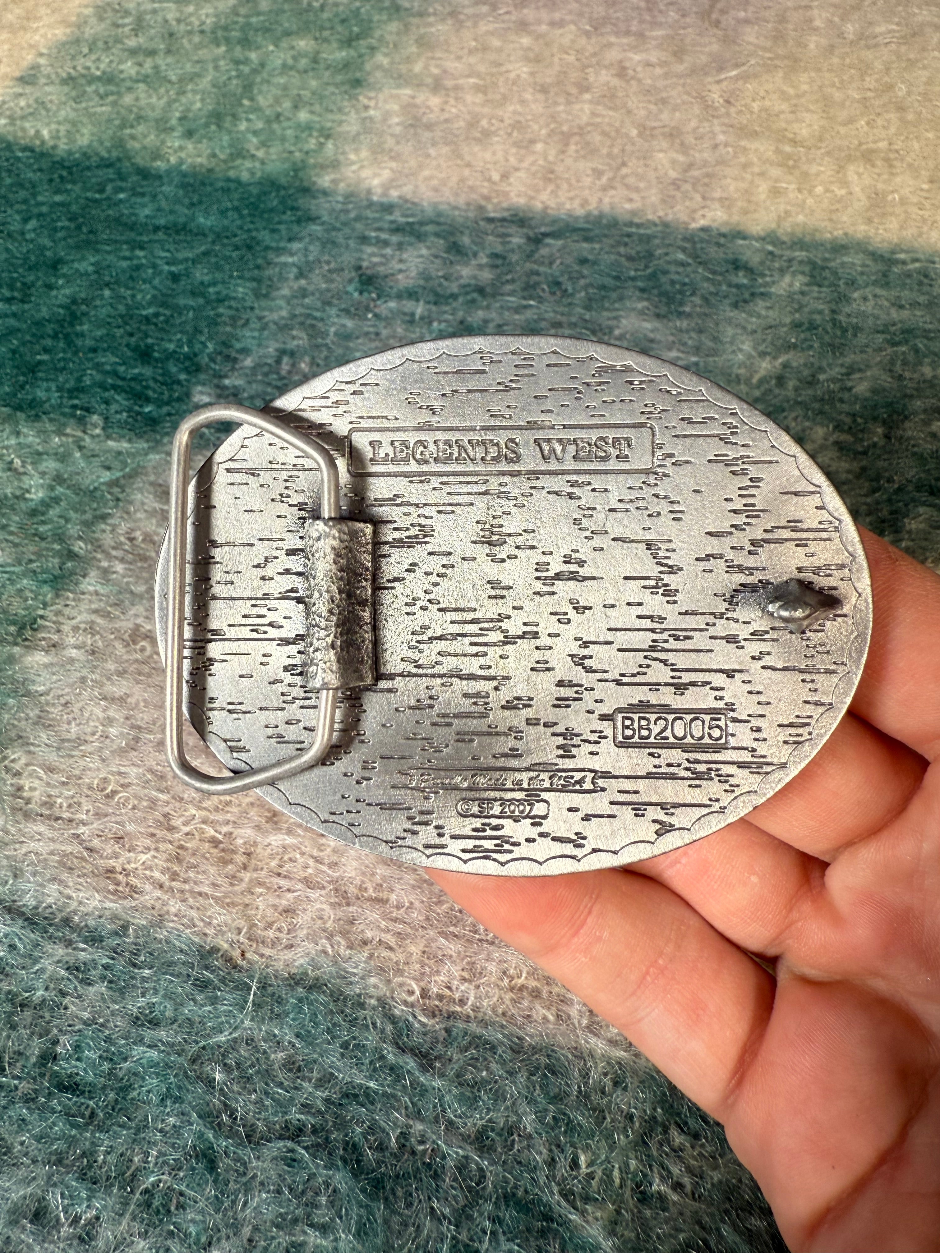2000s Cowgirl Up Belt Buckle