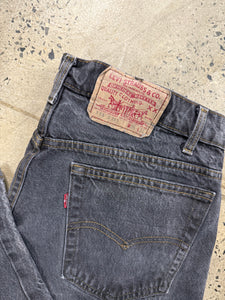 Vintage Early 90s Levi’s 505 Black Jeans (36x33)
