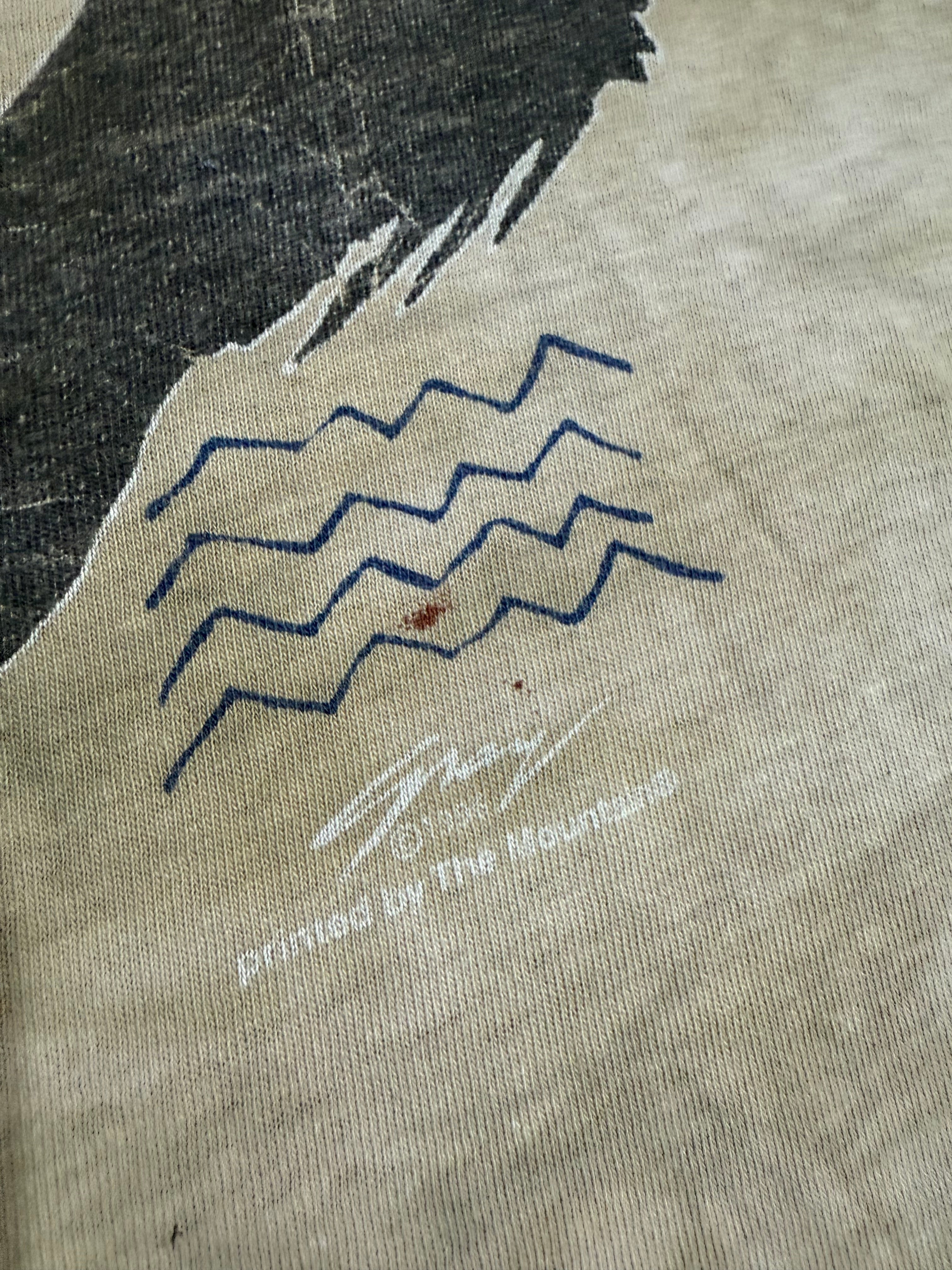 Vintage 90s Running Horse Dyed Distressed T-Shirt (2XL)