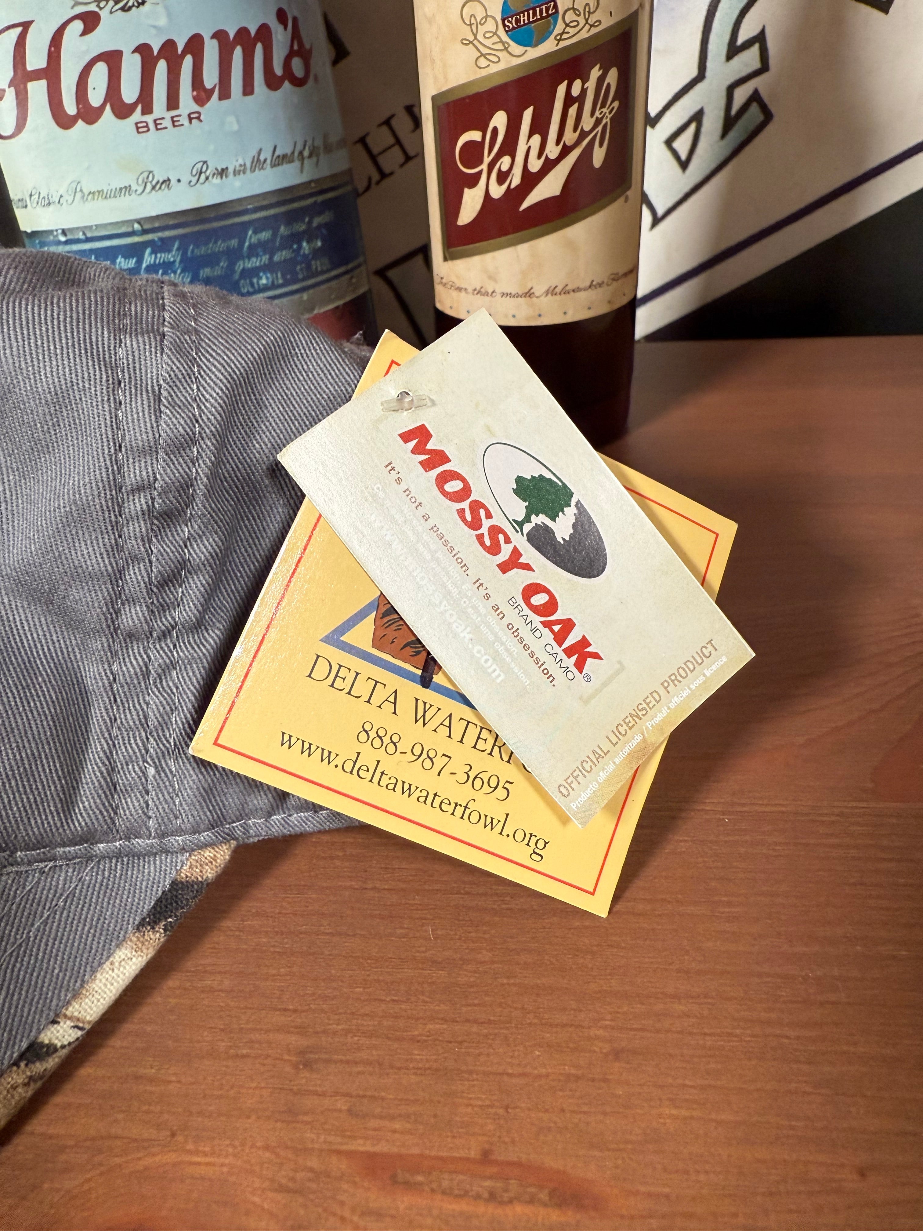 Vintage Y2K Delta Waterfowl Mossy Oak Camo Hat