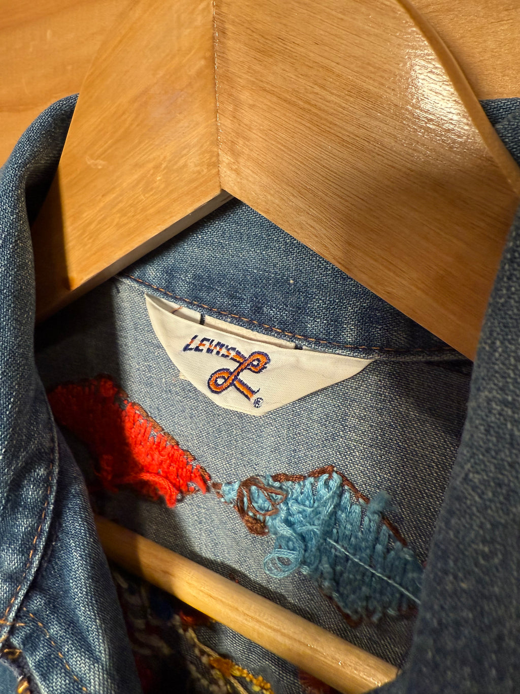 Vintage 70s Levi’s Orange Tab Western Stitched Jean Jacket (WS)(Flaw)