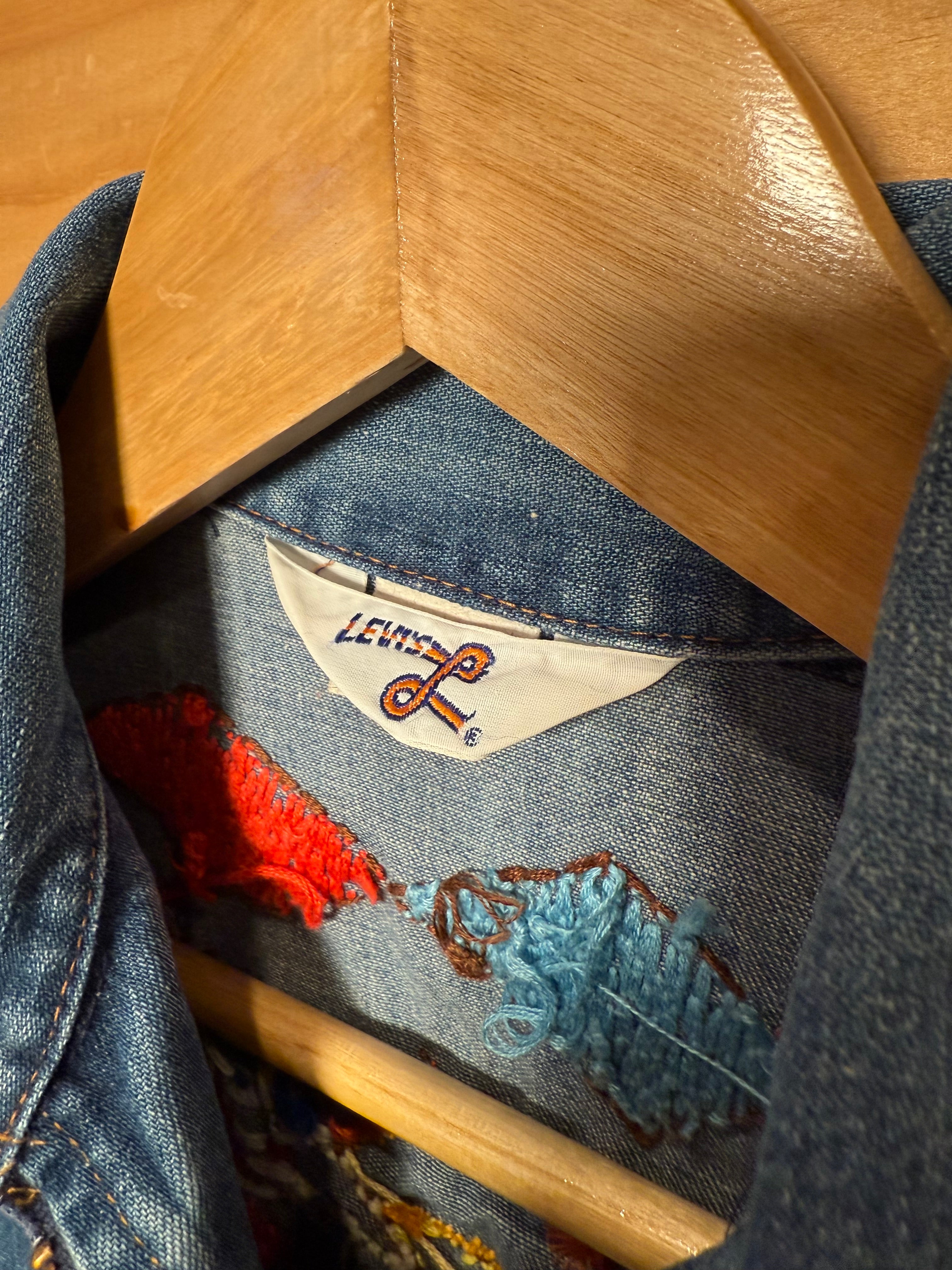 Vintage 70s Levi’s Orange Tab Western Stitched Jean Jacket (WS)(Flaw)