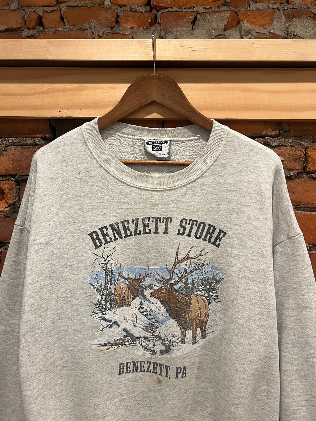 Vintage Benezett Store Elk Crewneck (XL)