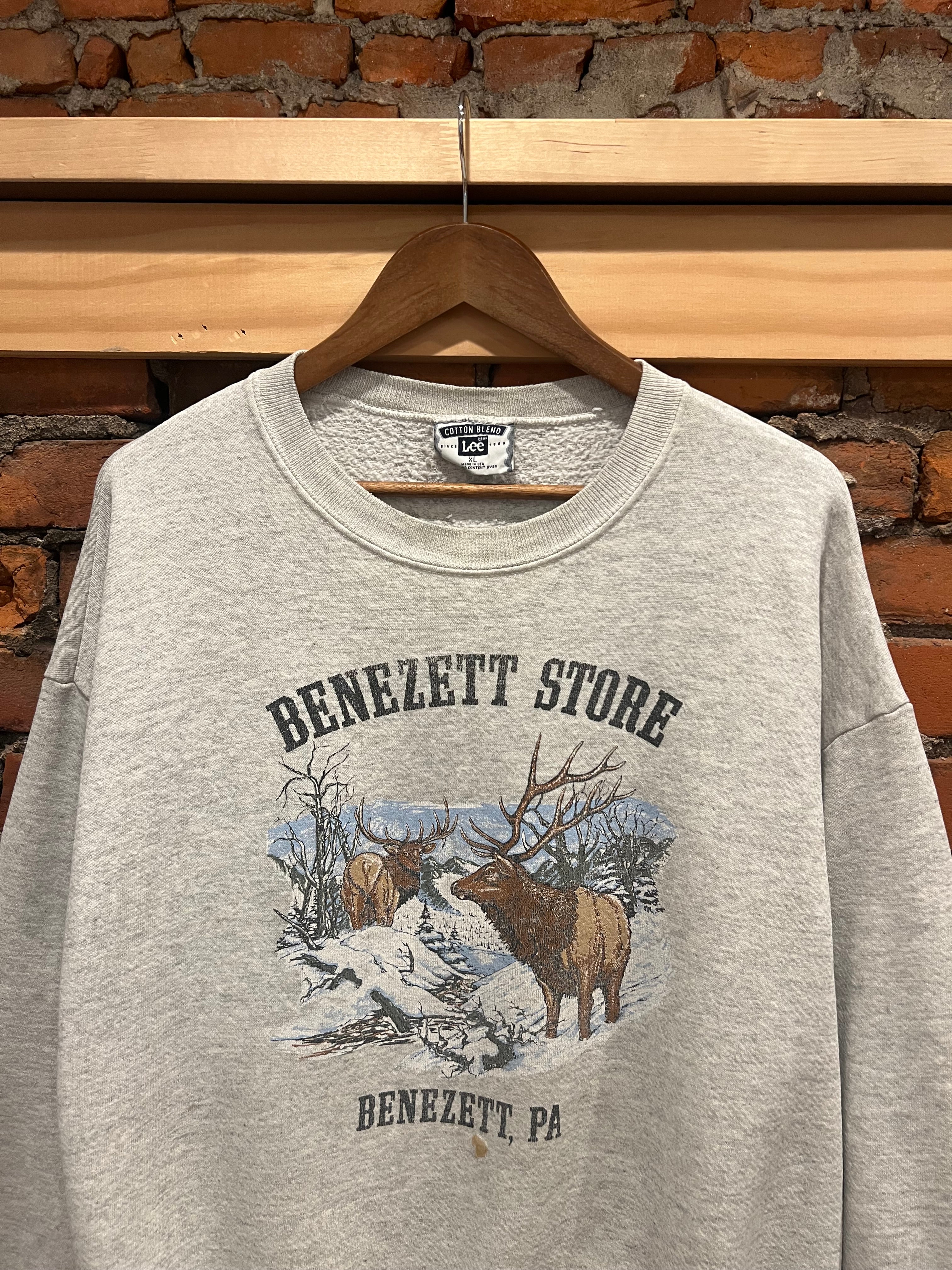 Vintage Benezett Store Elk Crewneck (XL)