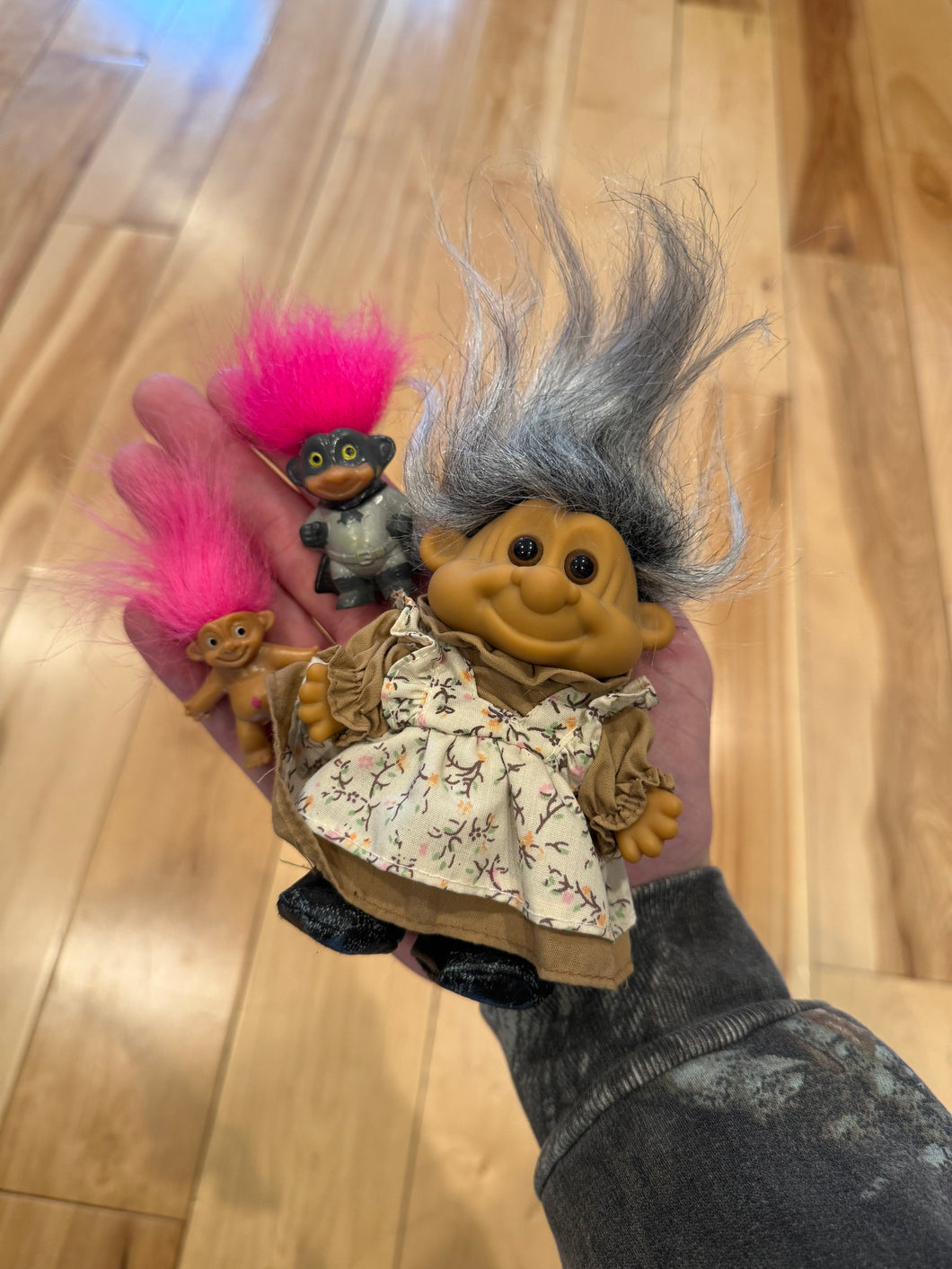 Lot of 3 Vintage Troll Dolls