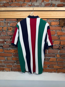 Vintage Sienfried Striped Polo Shirt (L Long)