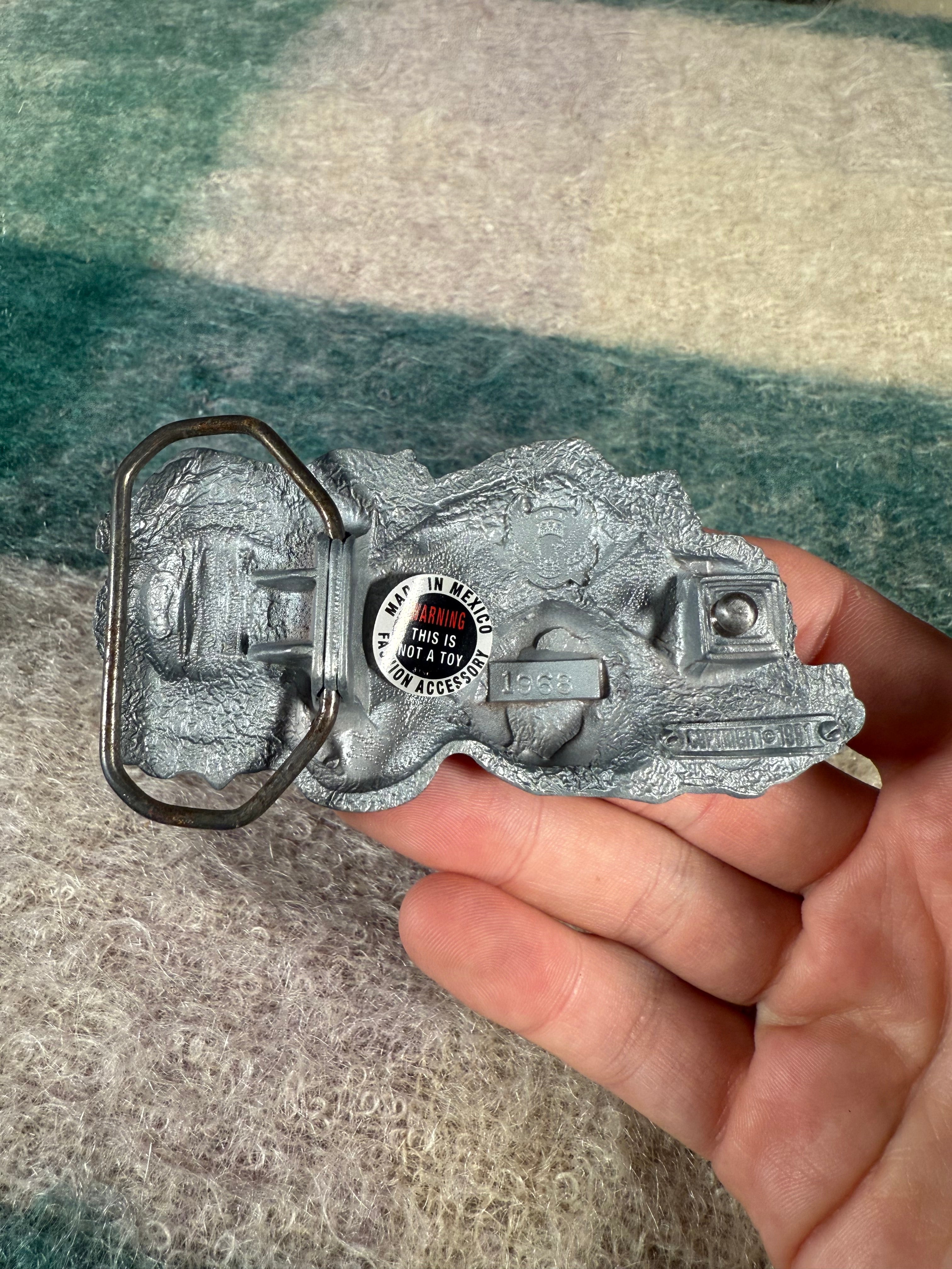 Vintage Monster Trucks Belt Buckle