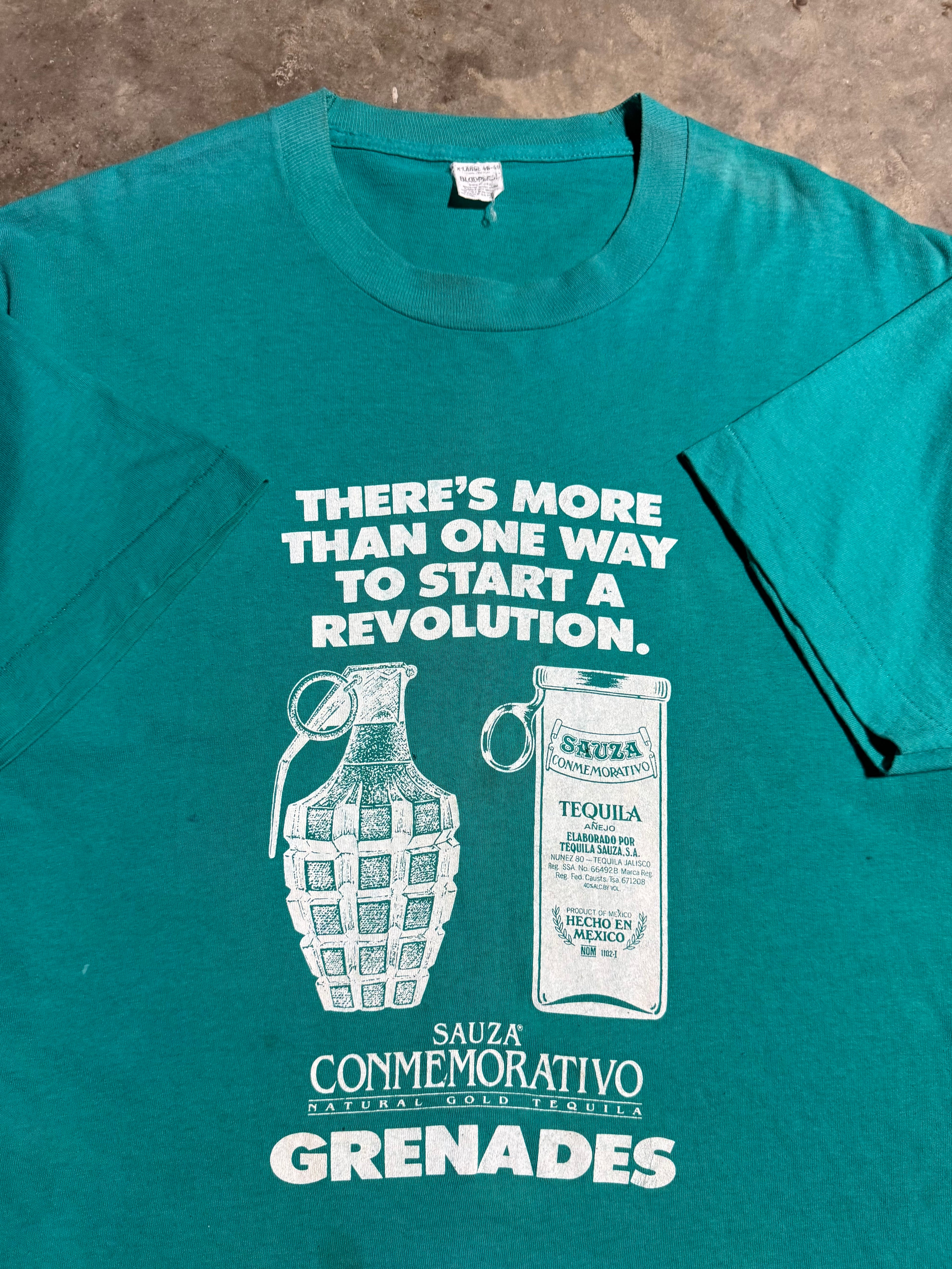 Vintage Sauza Tequila Grenade T-Shirt (L)