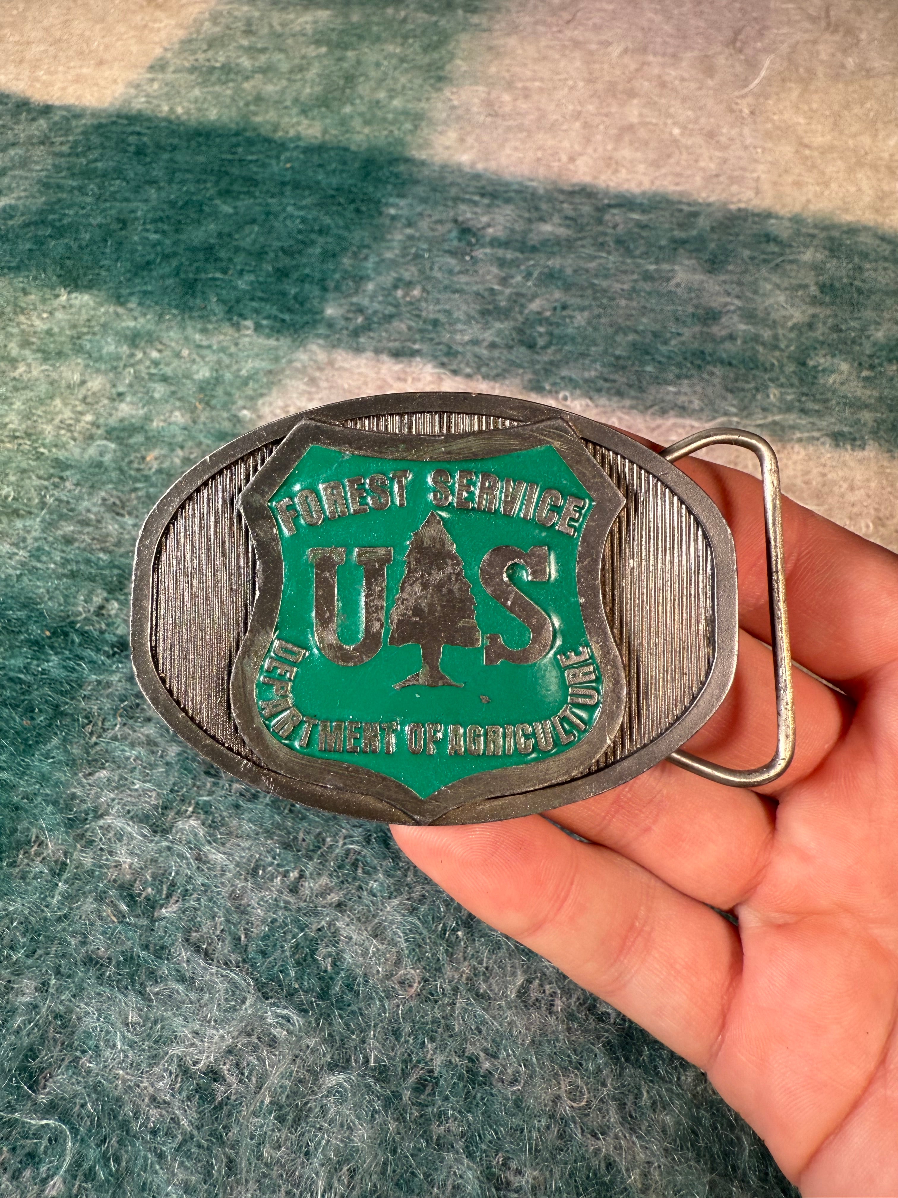 Vintage US Forest Service Belt Buckle