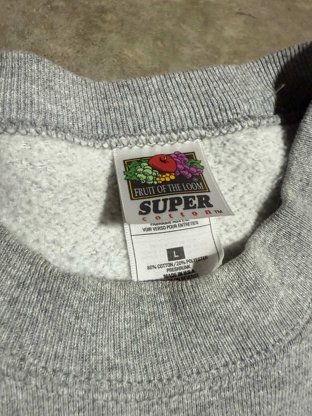 Vintage Indiana Law Heavyweight Crewneck (L)