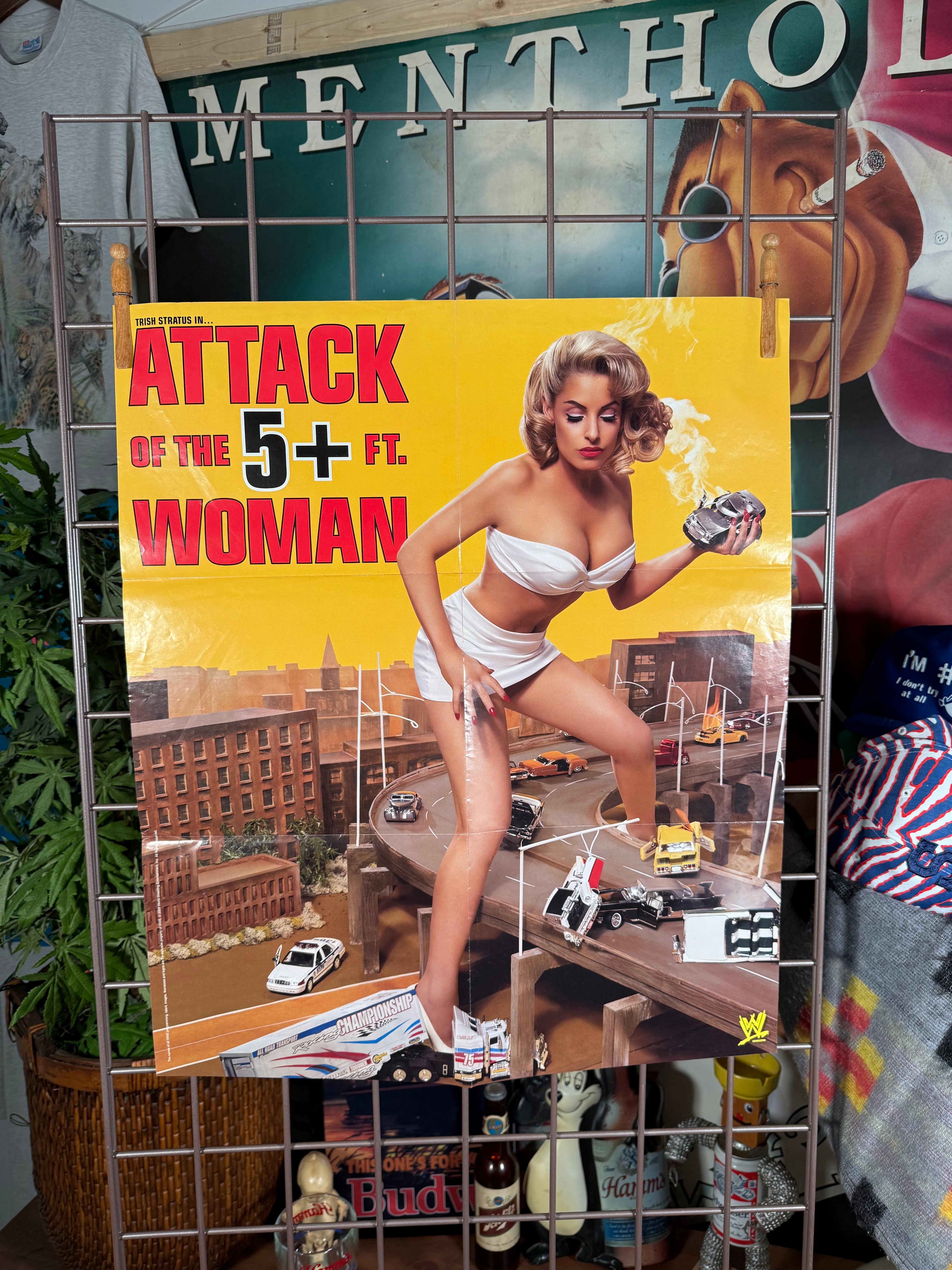 2006 WWE Trish Stratus Attack of the 5+ Foot Tall Woman Poster