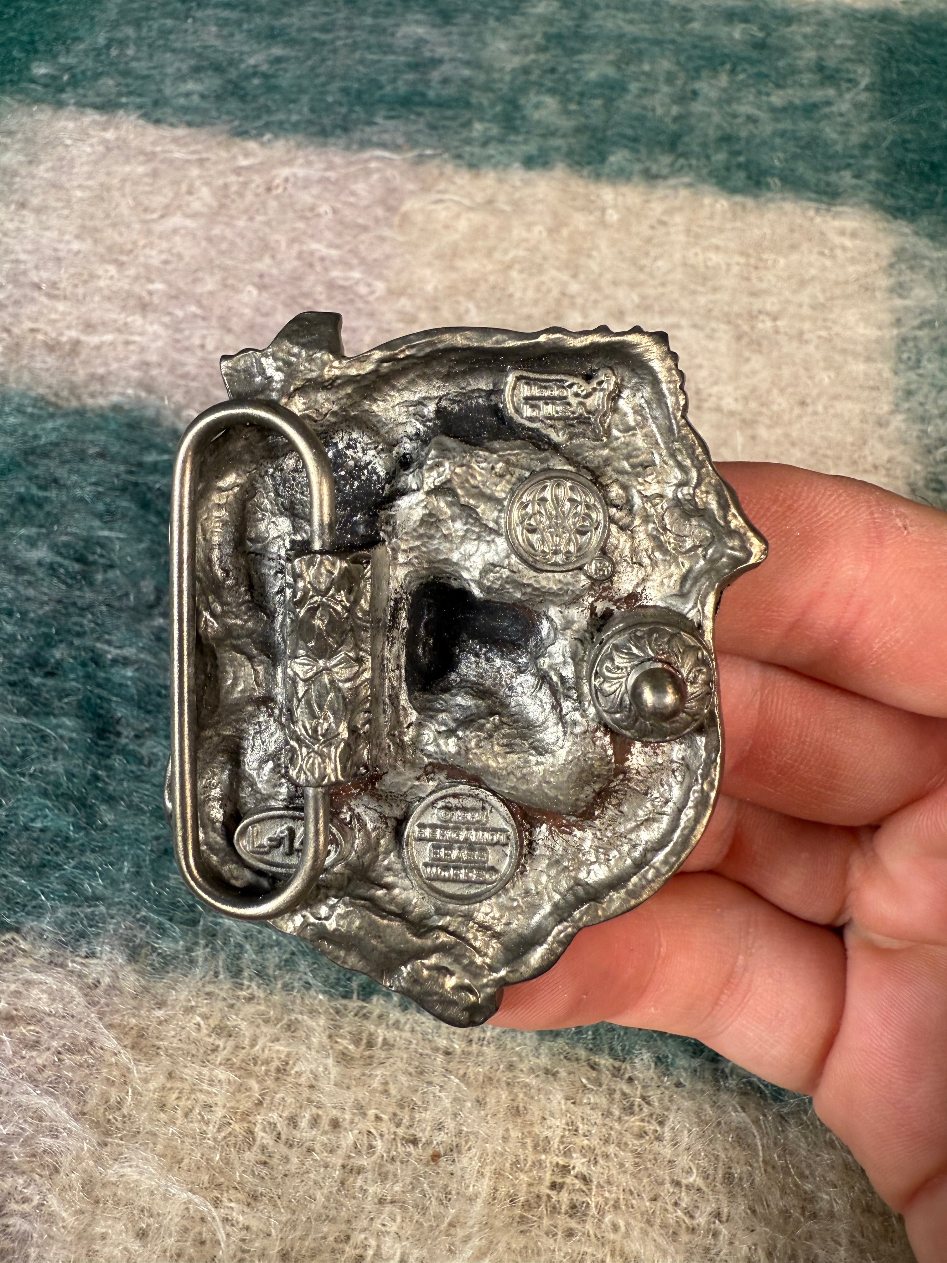 Vintage Green Dragon Belt Buckle