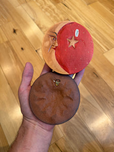 Lot of 2 Vintage Celestial Sun Wall Hangs