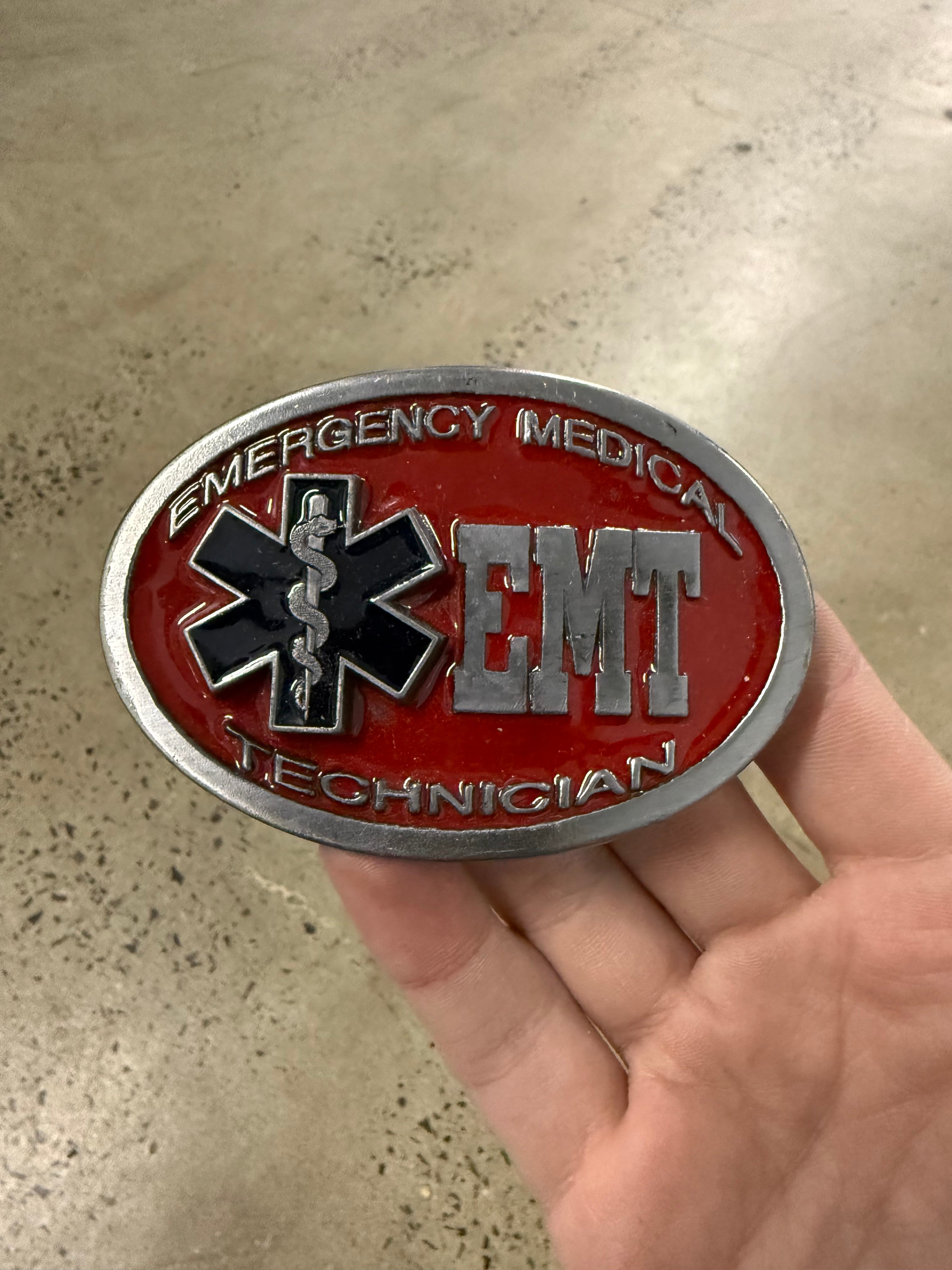 Vintage EMT Belt Buckle