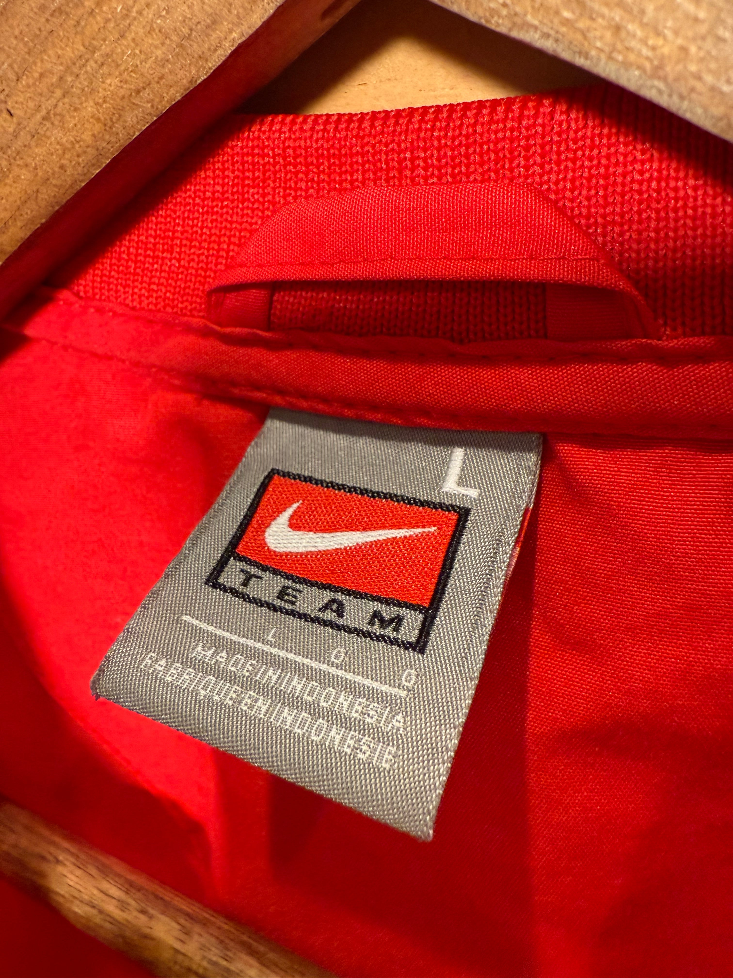 Vintage Nike Ohio State Center Swoosh Windbreaker (L)