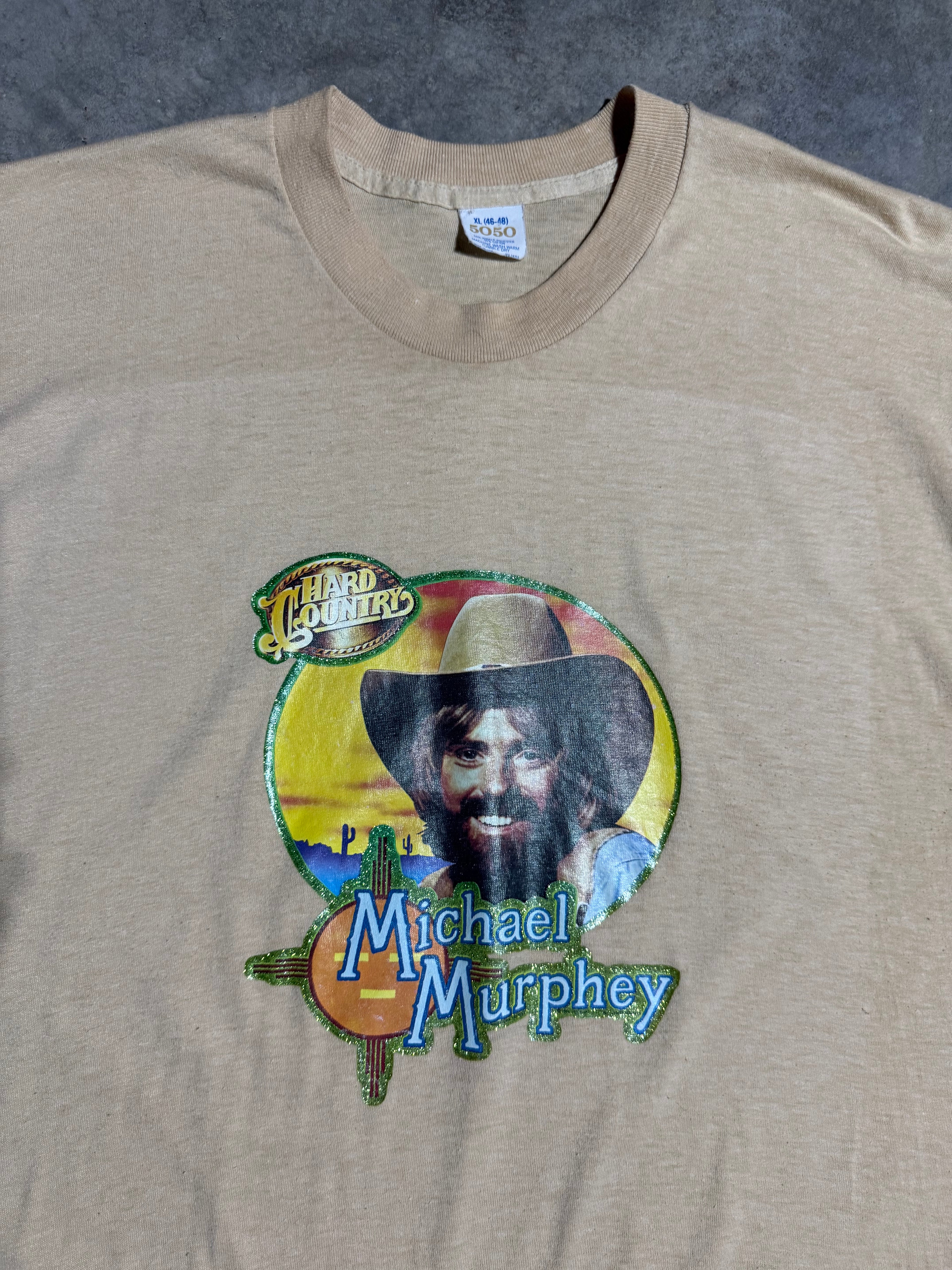 Vintage 1970s Michael Murphy Country Music T-Shirt (M)