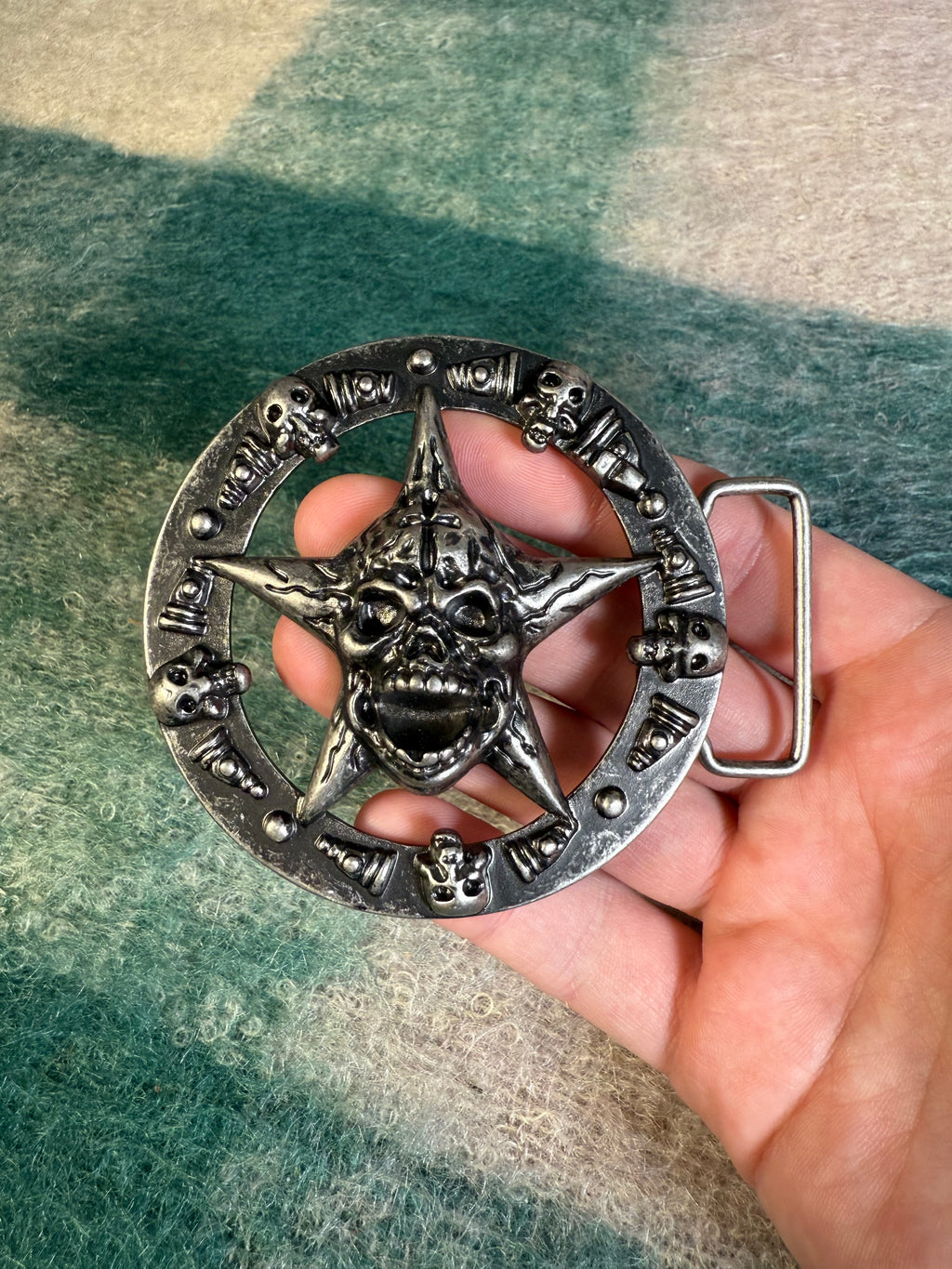 Vintage Monster Star Belt Buckle